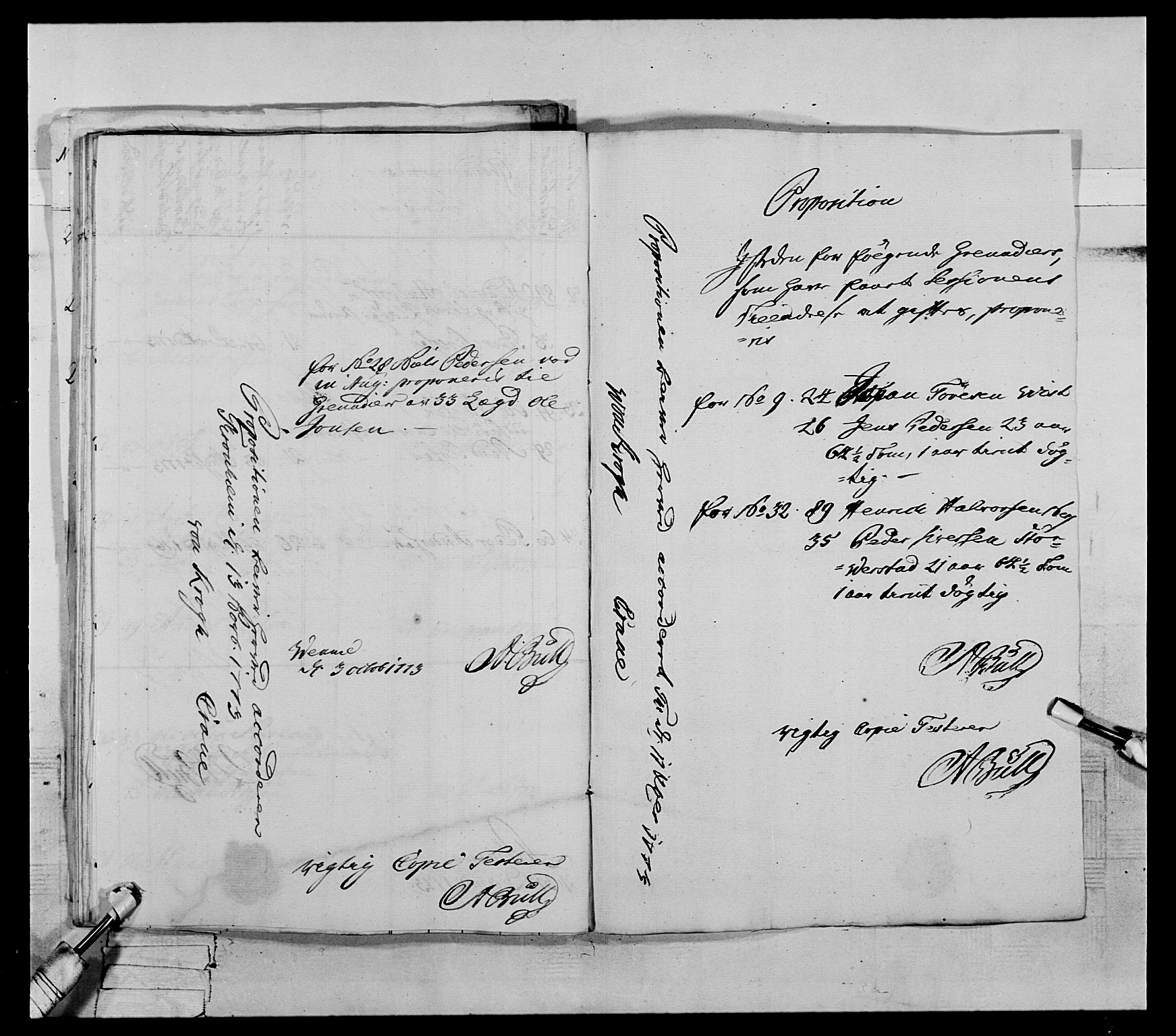 Generalitets- og kommissariatskollegiet, Det kongelige norske kommissariatskollegium, AV/RA-EA-5420/E/Eh/L0072: 1. Trondheimske nasjonale infanteriregiment, 1773, s. 155