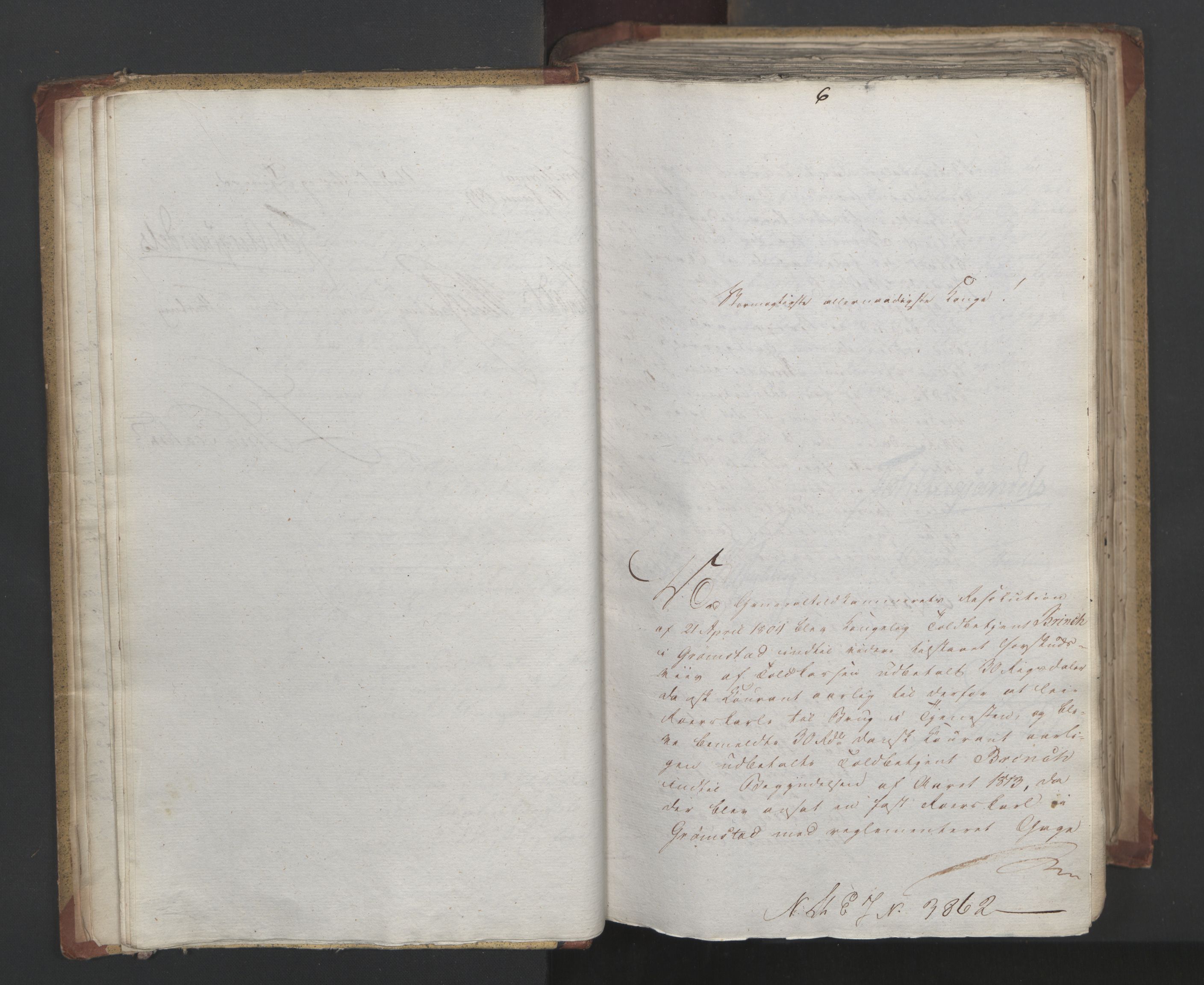 Statsrådsavdelingen i Stockholm, AV/RA-S-1003/D/Da/L0019: Regjeringsinnstillinger nr. 3856-4052, 1819, s. 17