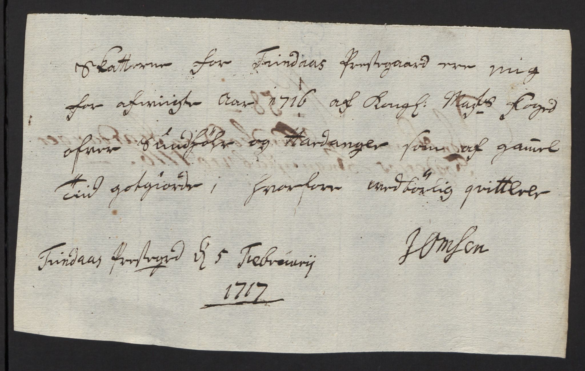 Rentekammeret inntil 1814, Reviderte regnskaper, Fogderegnskap, AV/RA-EA-4092/R48/L2992: Fogderegnskap Sunnhordland og Hardanger, 1716, s. 279