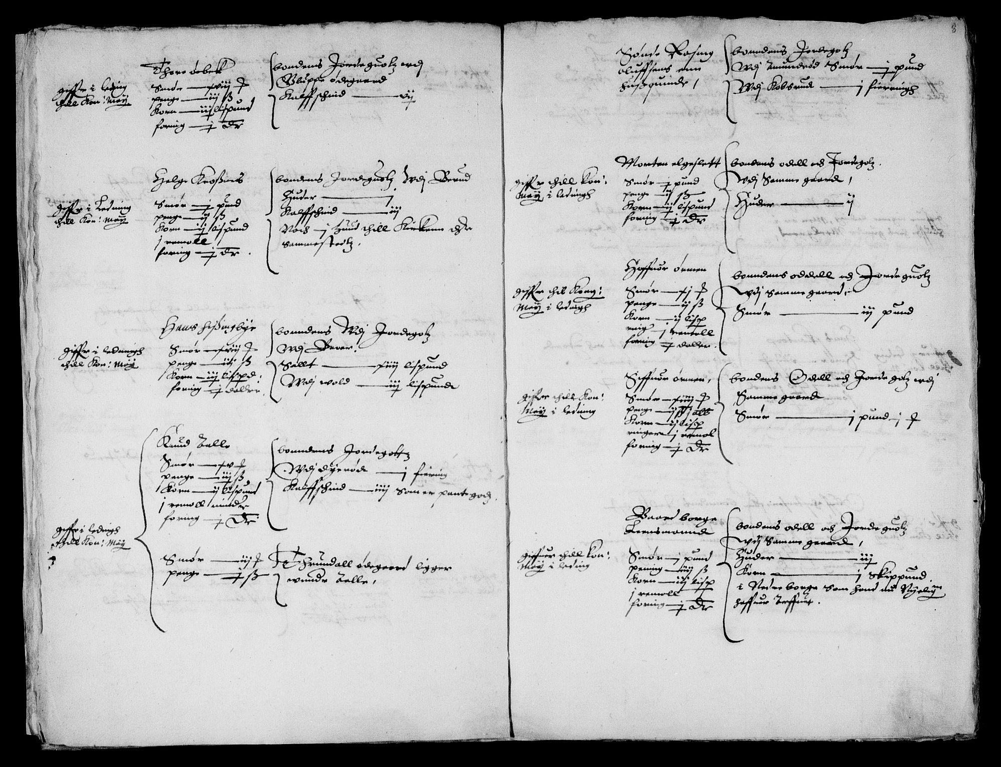 Danske Kanselli, Skapsaker, AV/RA-EA-4061/F/L0039: Skap 9, pakke 351A, litra A-L, 1615, s. 220