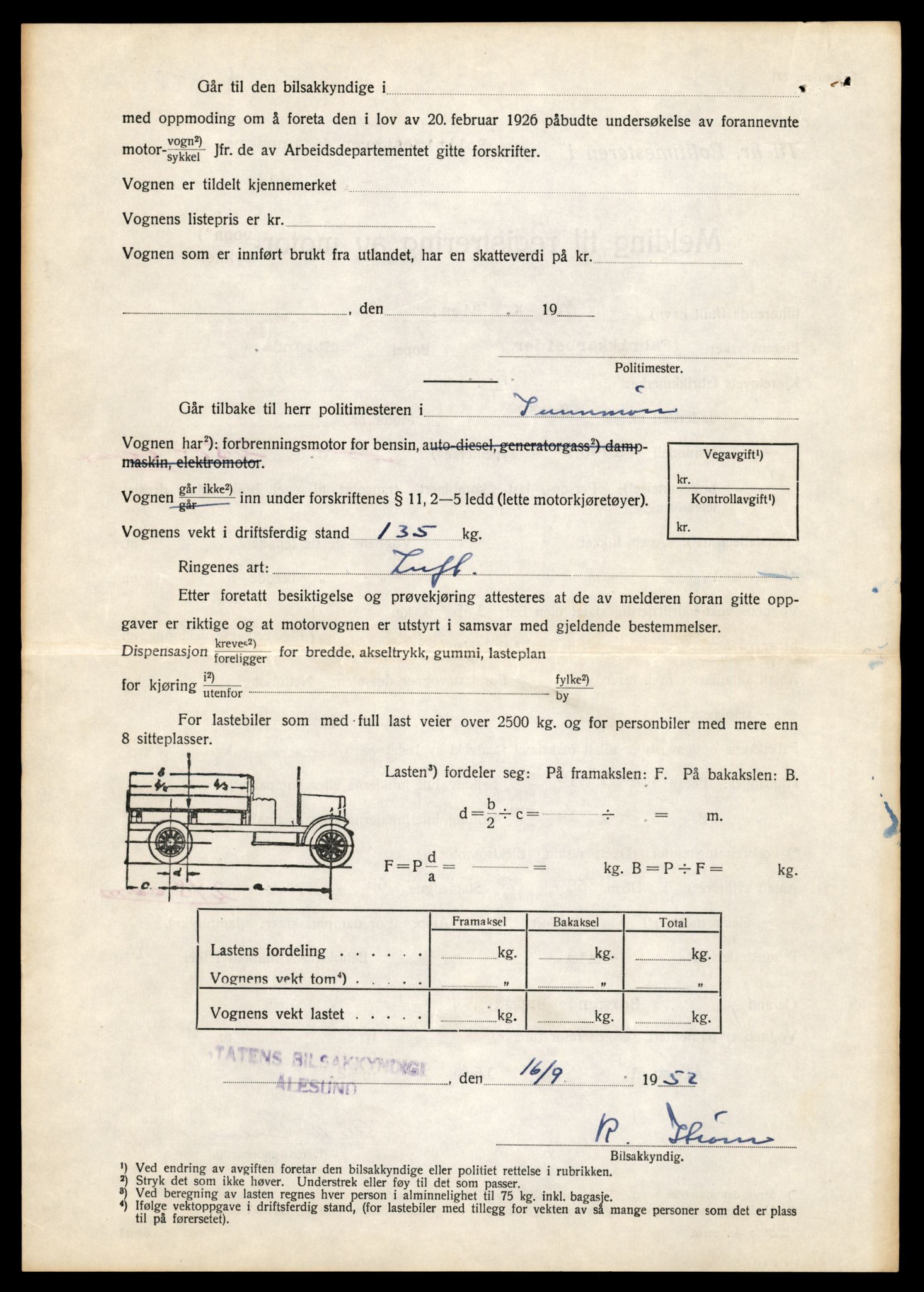 Møre og Romsdal vegkontor - Ålesund trafikkstasjon, SAT/A-4099/F/Fe/L0031: Registreringskort for kjøretøy T 11800 - T 11996, 1927-1998, s. 620