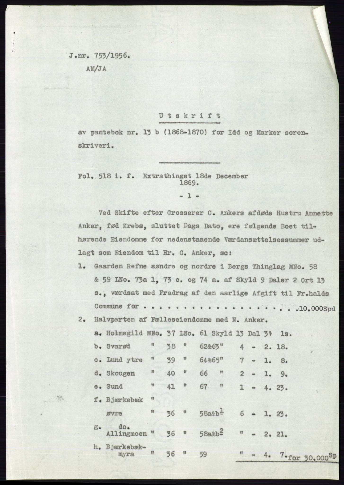 Statsarkivet i Oslo, SAO/A-10621/Z/Zd/L0004: Avskrifter, j.nr 1-797/1956, 1956, s. 514