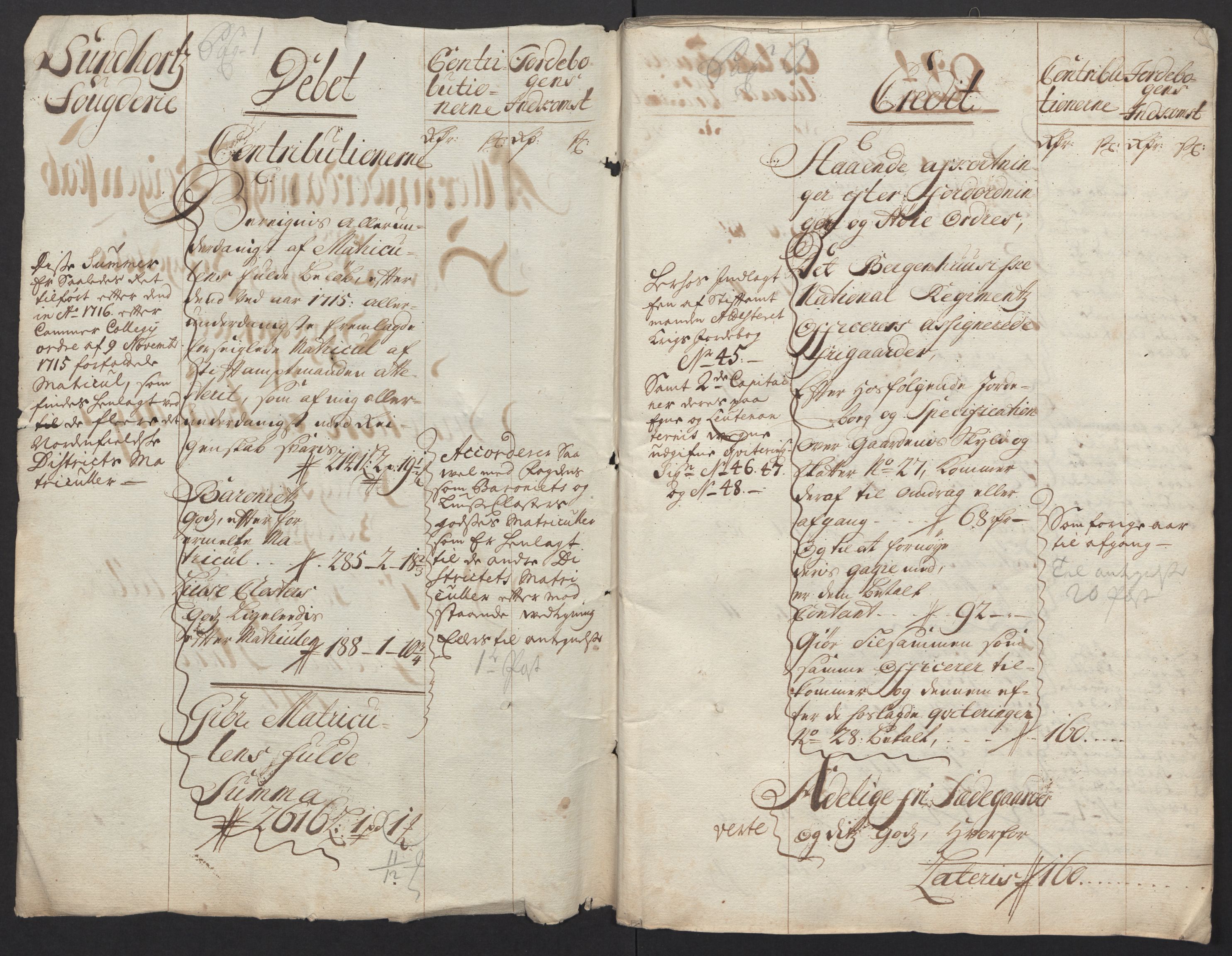 Rentekammeret inntil 1814, Reviderte regnskaper, Fogderegnskap, AV/RA-EA-4092/R48/L2994: Fogderegnskap Sunnhordland og Hardanger, 1717, s. 6