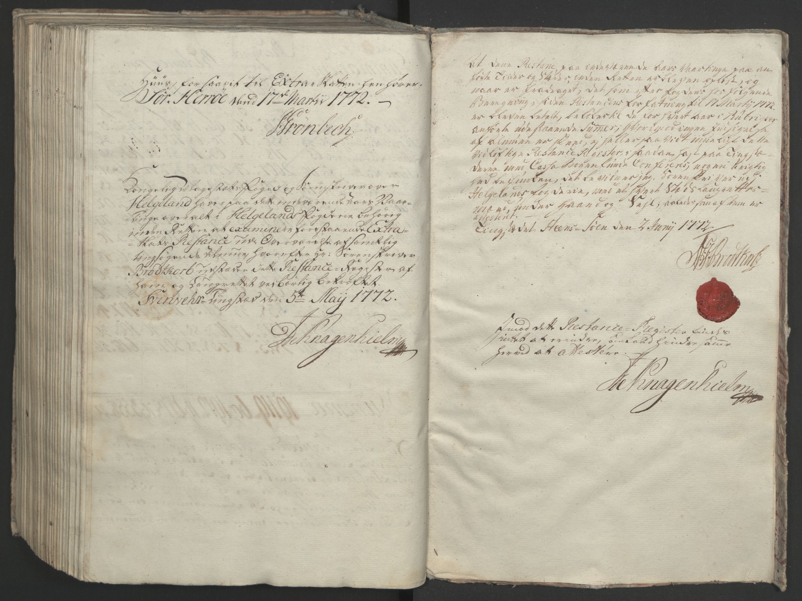 Rentekammeret inntil 1814, Realistisk ordnet avdeling, AV/RA-EA-4070/Ol/L0023: [Gg 10]: Ekstraskatten, 23.09.1762. Helgeland (restanseregister), 1767-1772, s. 659