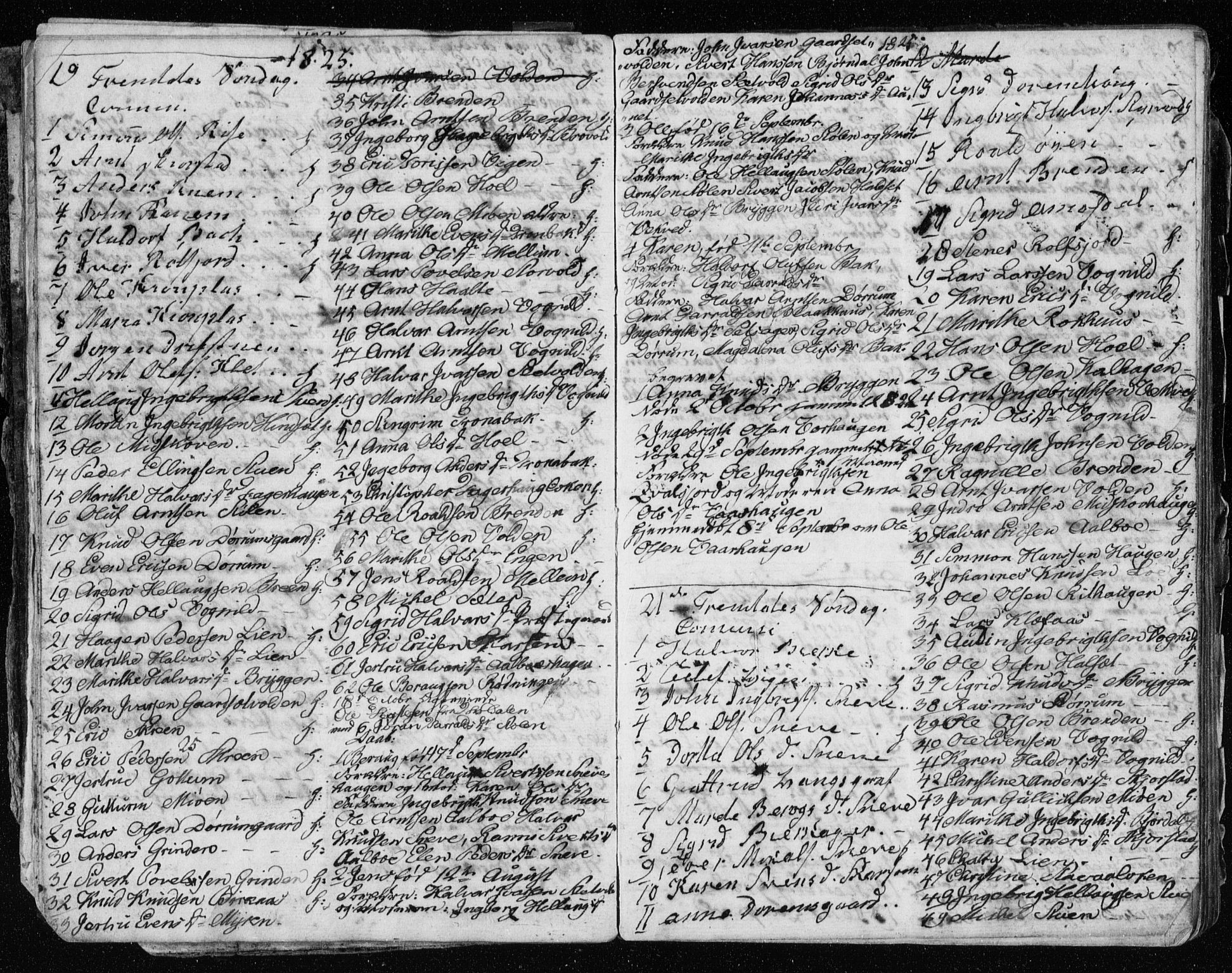 Ministerialprotokoller, klokkerbøker og fødselsregistre - Sør-Trøndelag, AV/SAT-A-1456/678/L0913: Klokkerbok nr. 678C02, 1825-1833