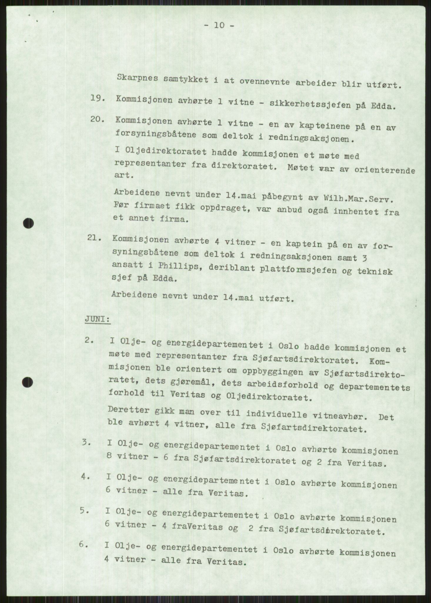 Justisdepartementet, Granskningskommisjonen ved Alexander Kielland-ulykken 27.3.1980, AV/RA-S-1165/D/L0011: 0001 Politiavhør/G Oljedirektoratet (G5)/0003 Møter, beslutninger m.v. vedr. arbeidet til kommisjonen, 1980-1981, s. 928