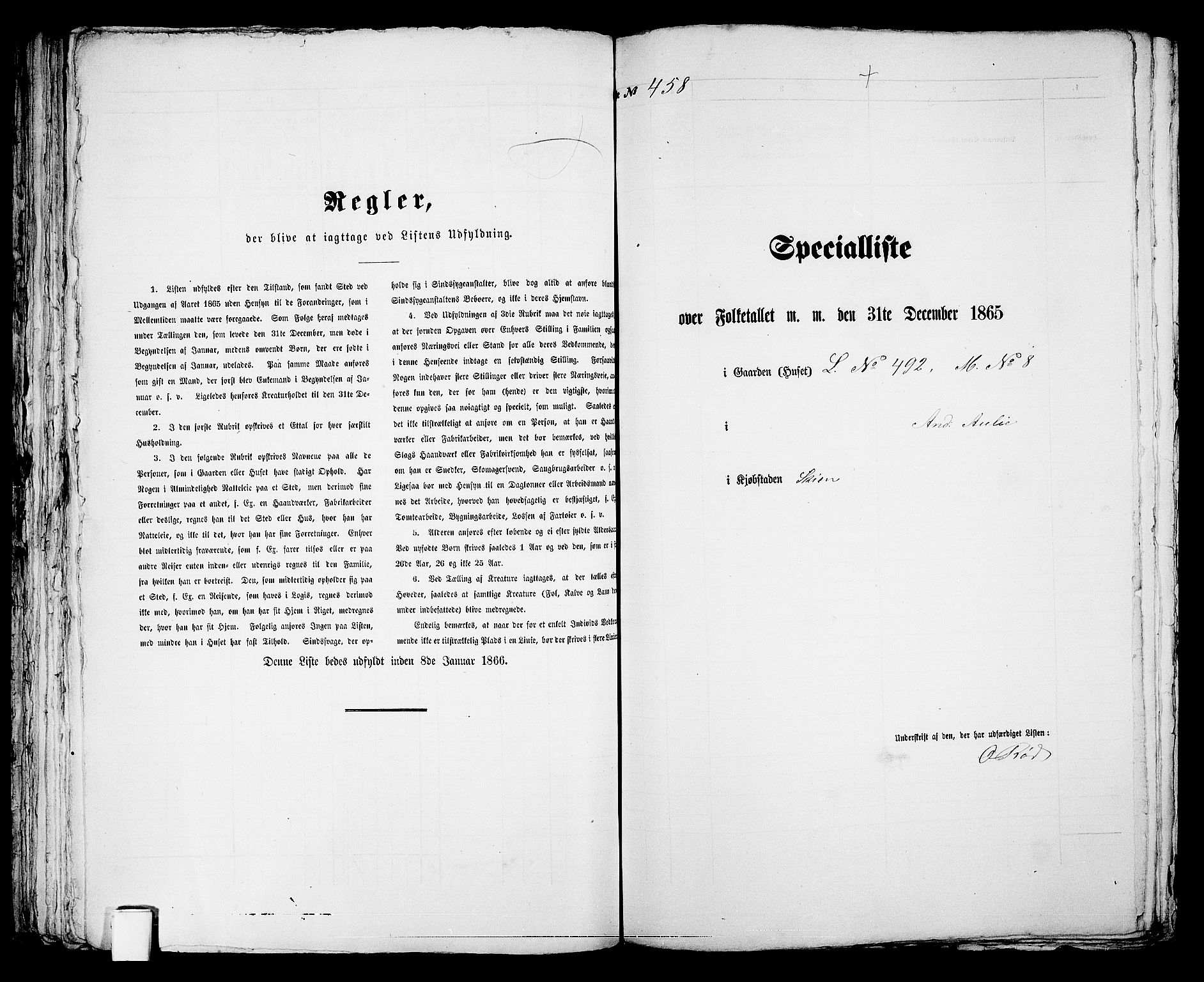 RA, Folketelling 1865 for 0806P Skien prestegjeld, 1865, s. 941