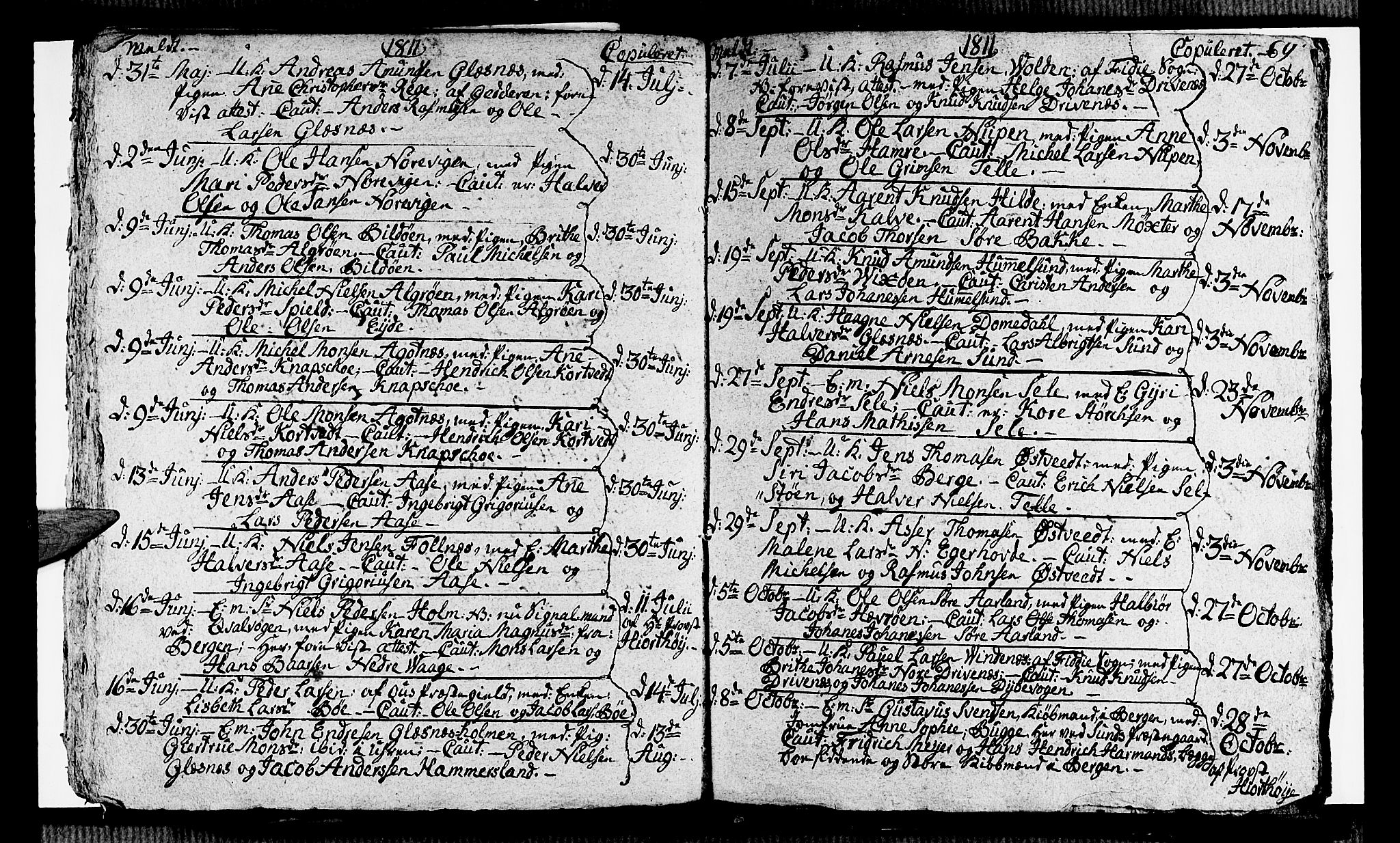 Sund sokneprestembete, AV/SAB-A-99930: Ministerialbok nr. A 8, 1788-1815, s. 69