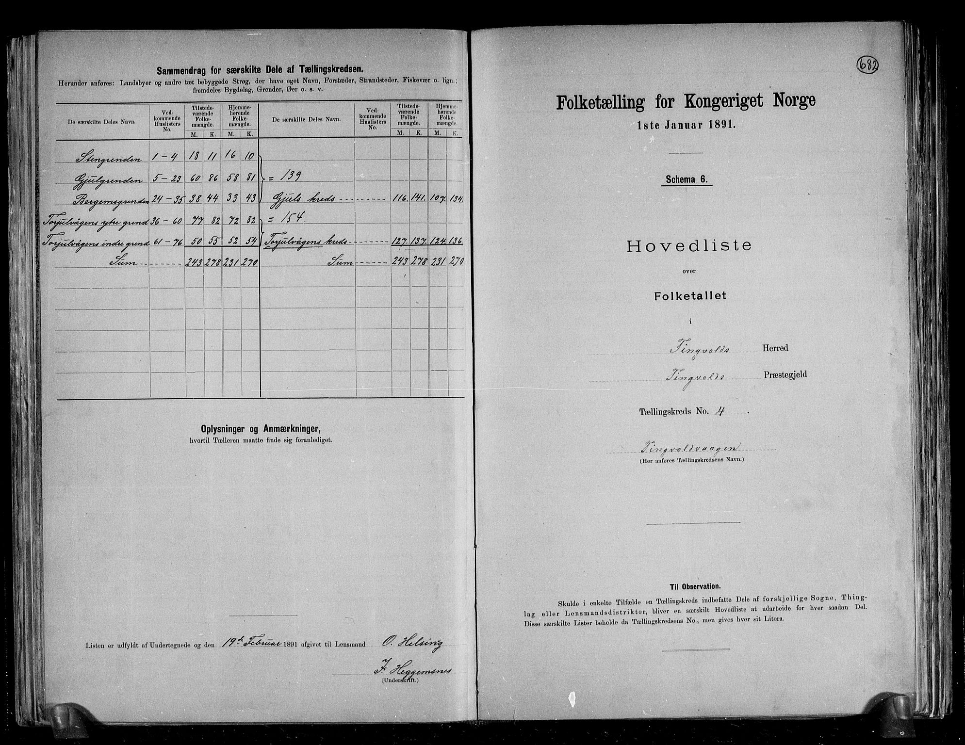 RA, Folketelling 1891 for 1560 Tingvoll herred, 1891, s. 10