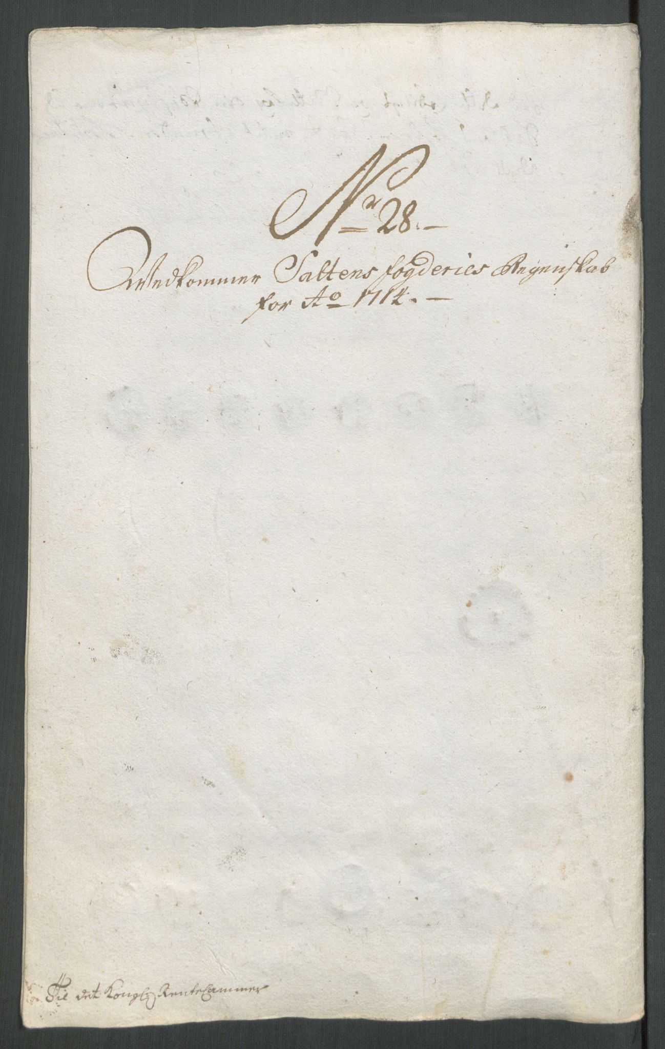 Rentekammeret inntil 1814, Reviderte regnskaper, Fogderegnskap, RA/EA-4092/R66/L4584: Fogderegnskap Salten, 1714, s. 251