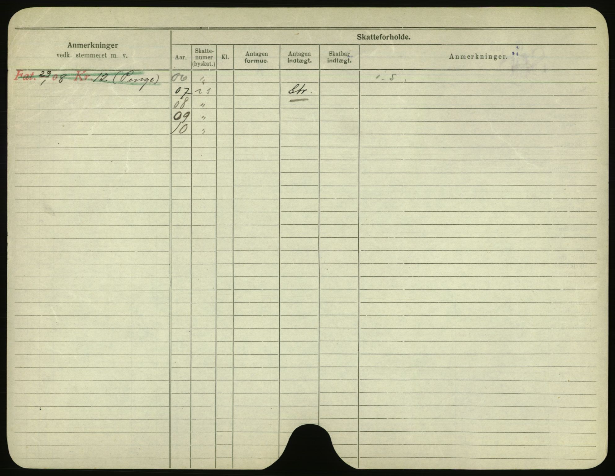Oslo folkeregister, Registerkort, SAO/A-11715/F/Fa/Fac/L0001: Menn, 1906-1914, s. 325b