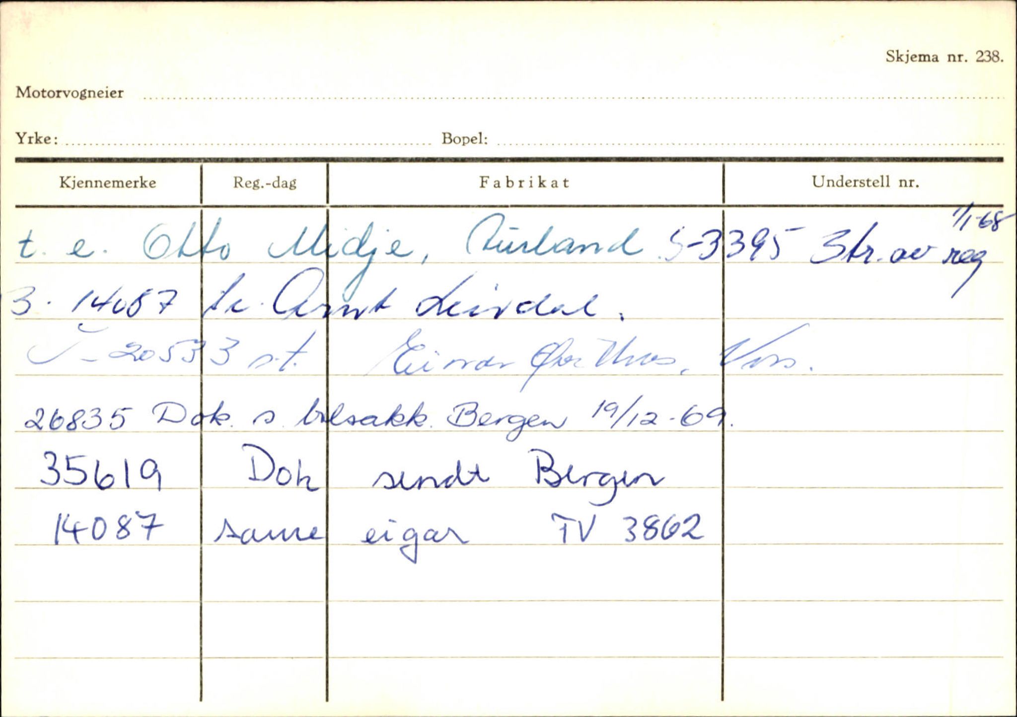 Statens vegvesen, Sogn og Fjordane vegkontor, SAB/A-5301/4/F/L0125: Eigarregister Sogndal V-Å. Aurland A-Å. Fjaler A-N, 1945-1975, s. 1150