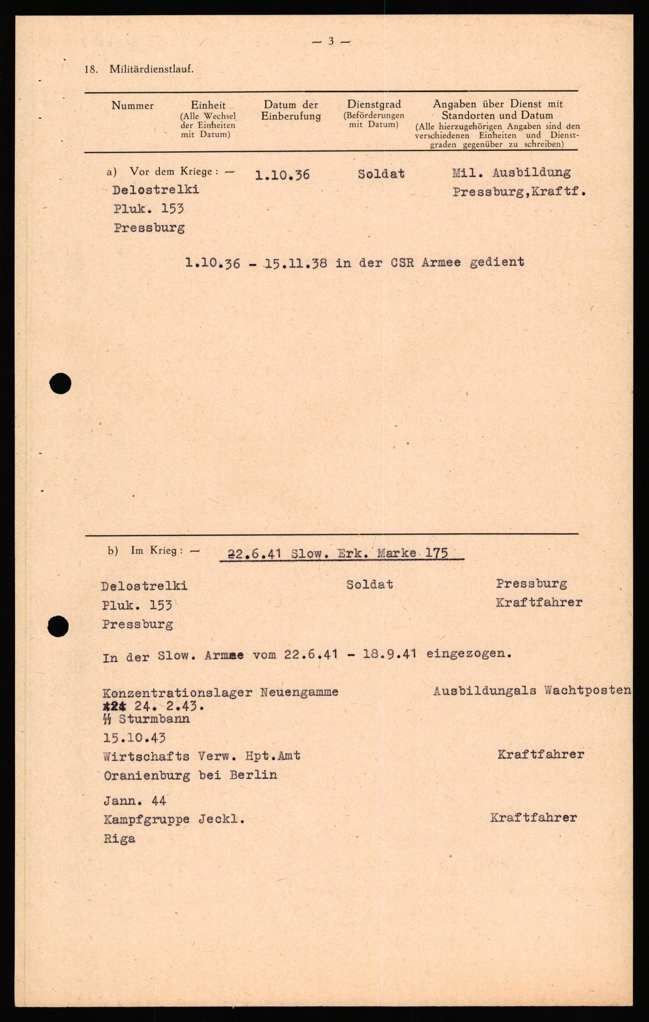 Forsvaret, Forsvarets overkommando II, RA/RAFA-3915/D/Db/L0041: CI Questionaires.  Diverse nasjonaliteter., 1945-1946, s. 332