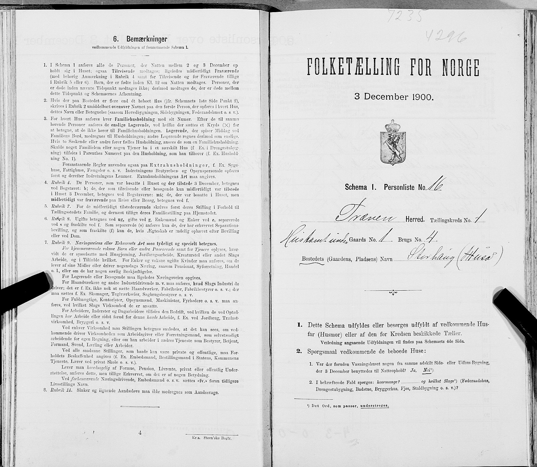 SAT, Folketelling 1900 for 1835 Træna herred, 1900, s. 55