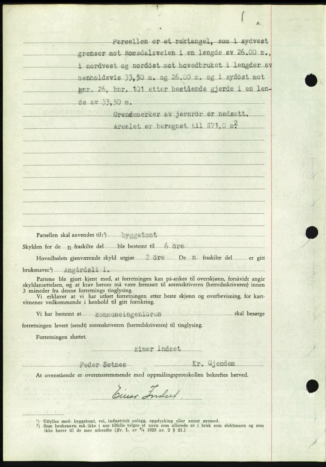 Romsdal sorenskriveri, AV/SAT-A-4149/1/2/2C: Pantebok nr. A22, 1947-1947, Dagboknr: 628/1947