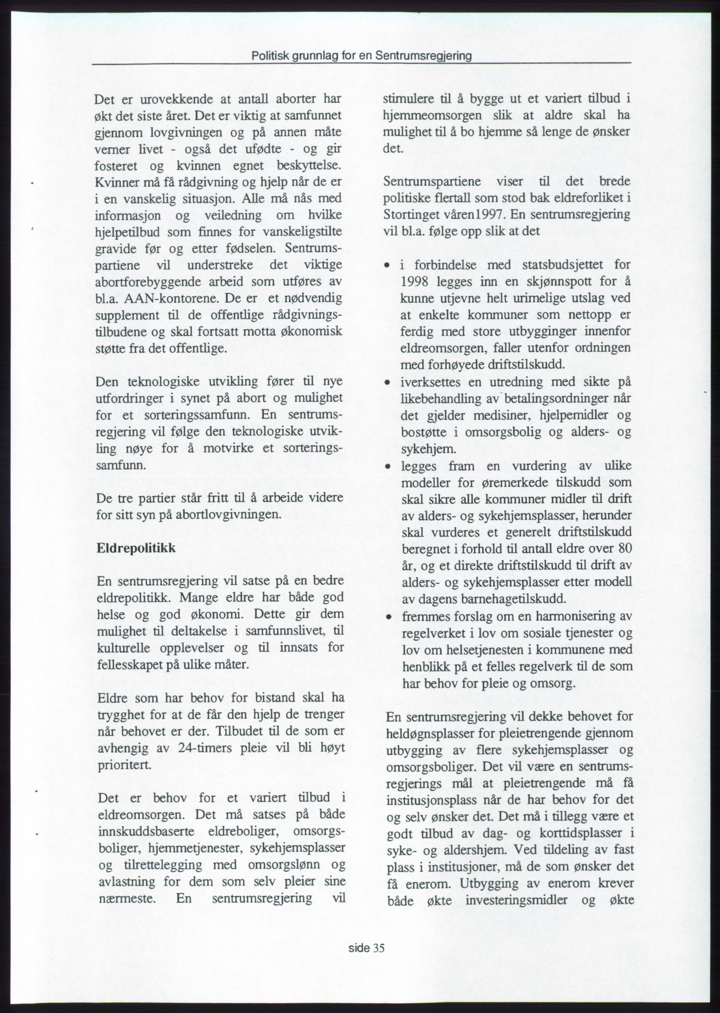 Forhandlingene mellom Kristelig Folkeparti, Senterpartiet og Venstre om dannelse av regjering, AV/RA-PA-1073/A/L0001: Forhandlingsprotokoller, 1997, s. 189