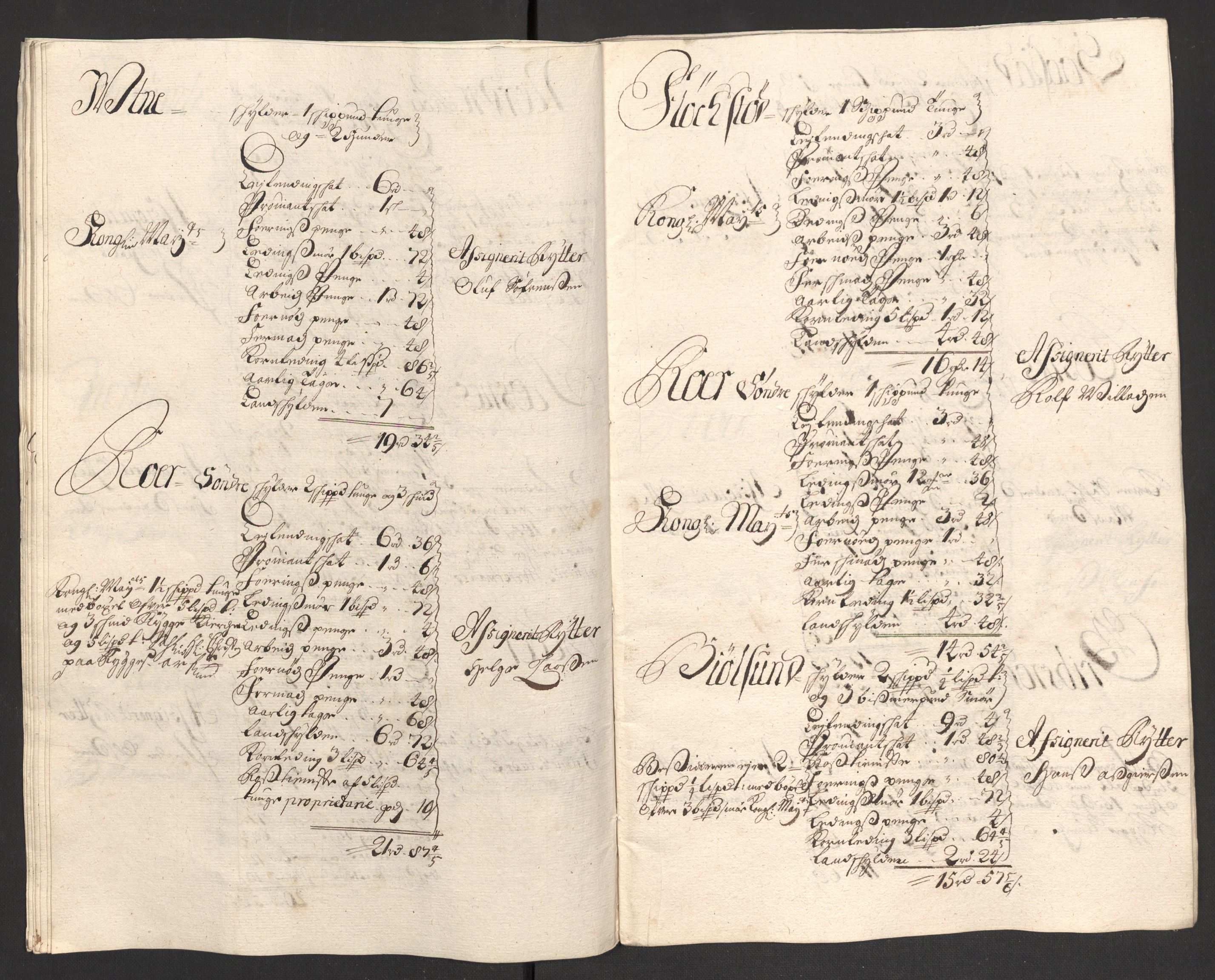 Rentekammeret inntil 1814, Reviderte regnskaper, Fogderegnskap, AV/RA-EA-4092/R04/L0130: Fogderegnskap Moss, Onsøy, Tune, Veme og Åbygge, 1701, s. 154