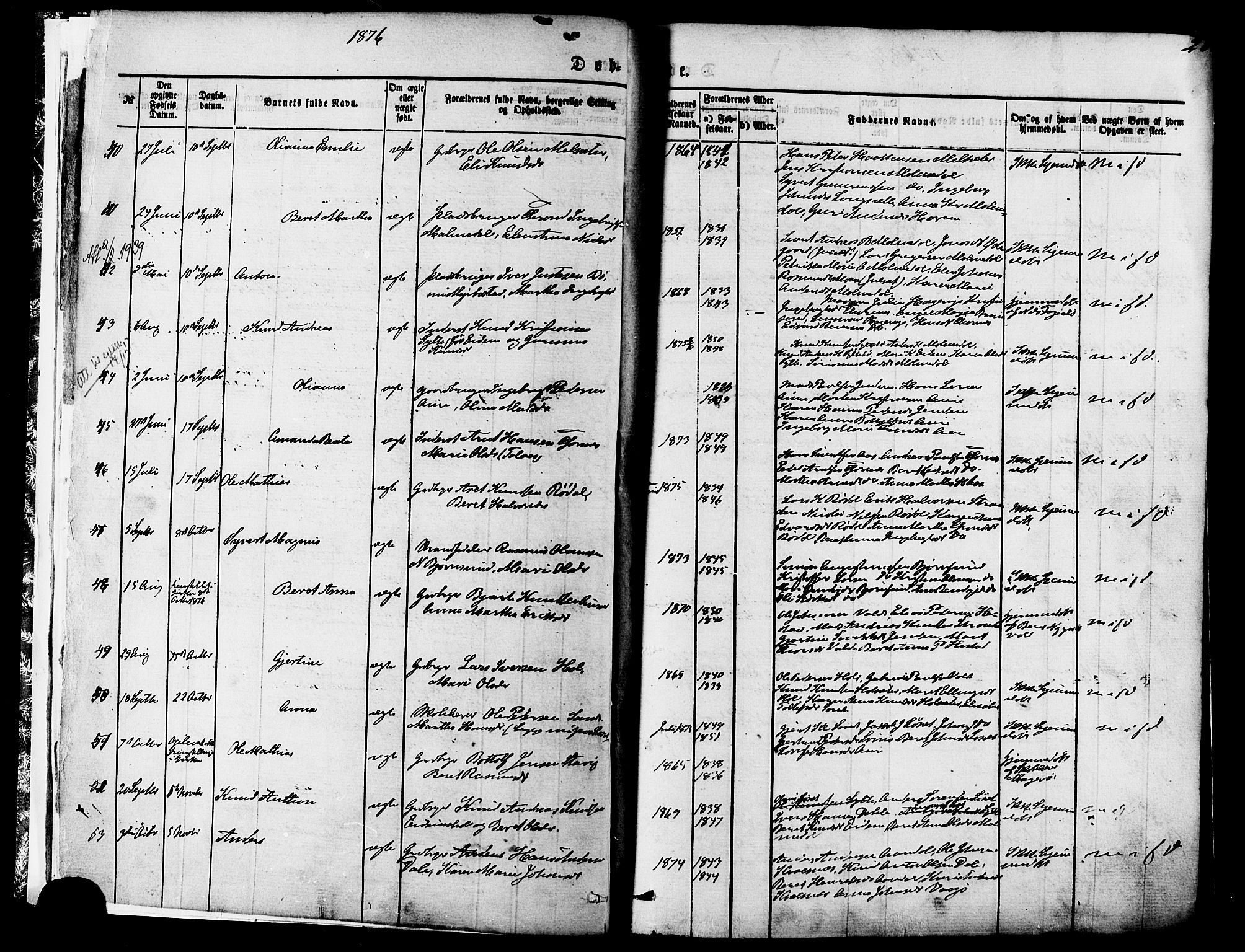 Ministerialprotokoller, klokkerbøker og fødselsregistre - Møre og Romsdal, SAT/A-1454/565/L0749: Ministerialbok nr. 565A03, 1871-1886, s. 20