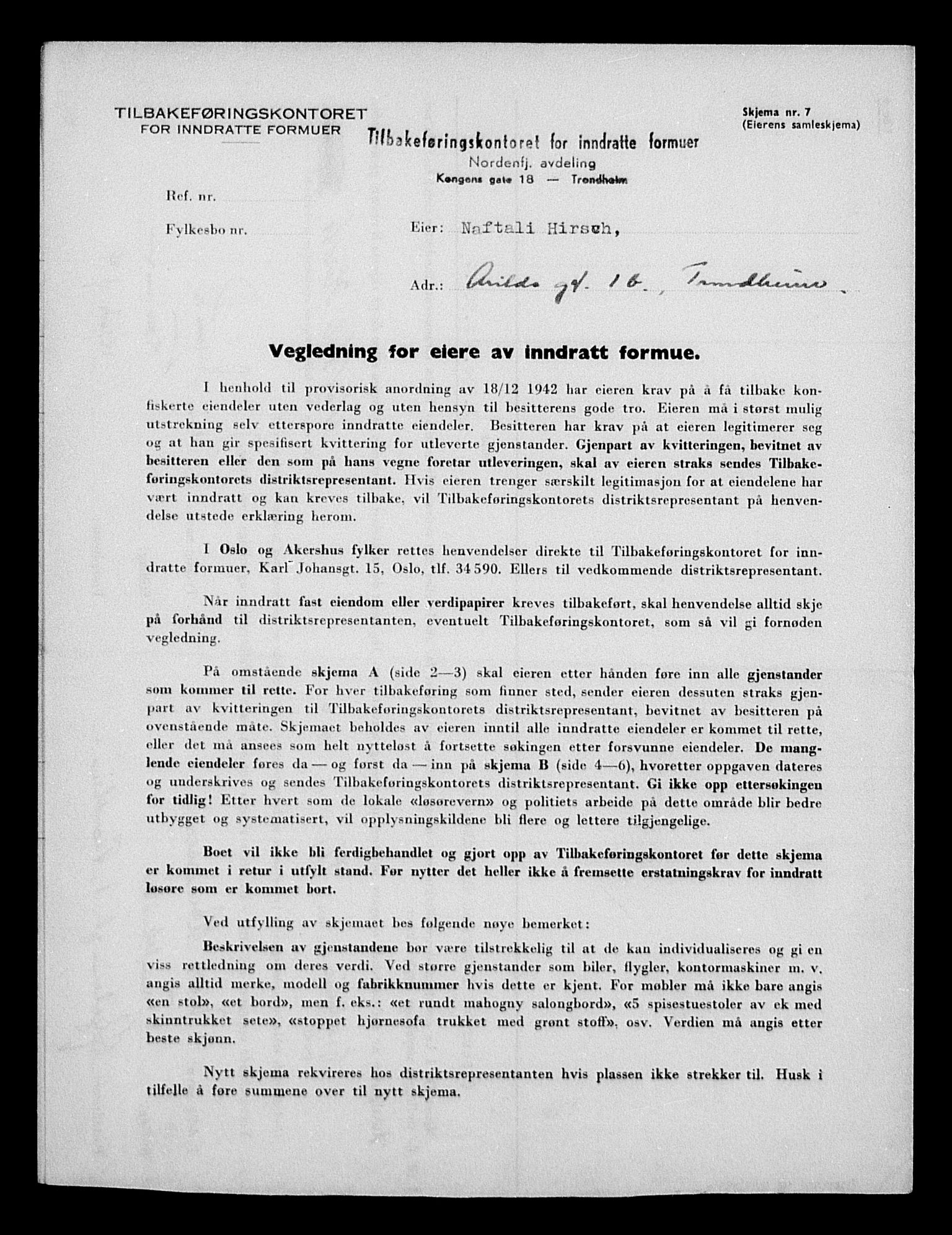 Justisdepartementet, Tilbakeføringskontoret for inndratte formuer, RA/S-1564/H/Hc/Hca/L0896: --, 1945-1947, s. 286