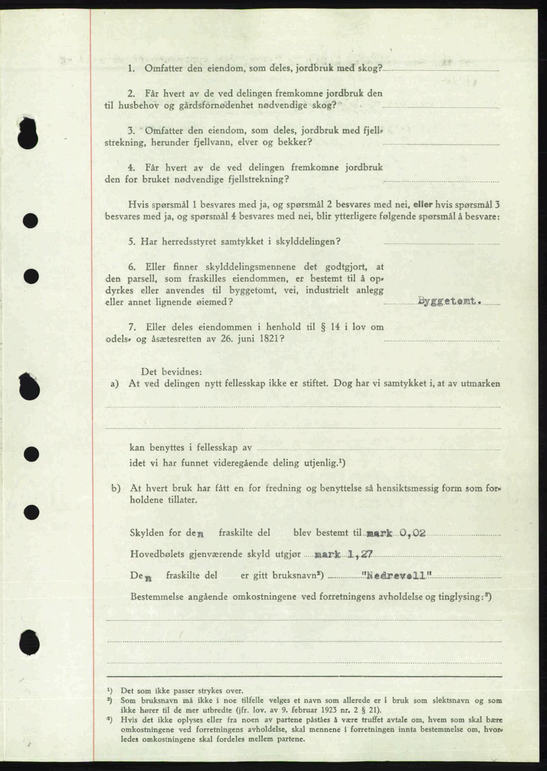 Romsdal sorenskriveri, SAT/A-4149/1/2/2C: Pantebok nr. A19, 1946-1946, Dagboknr: 484/1946