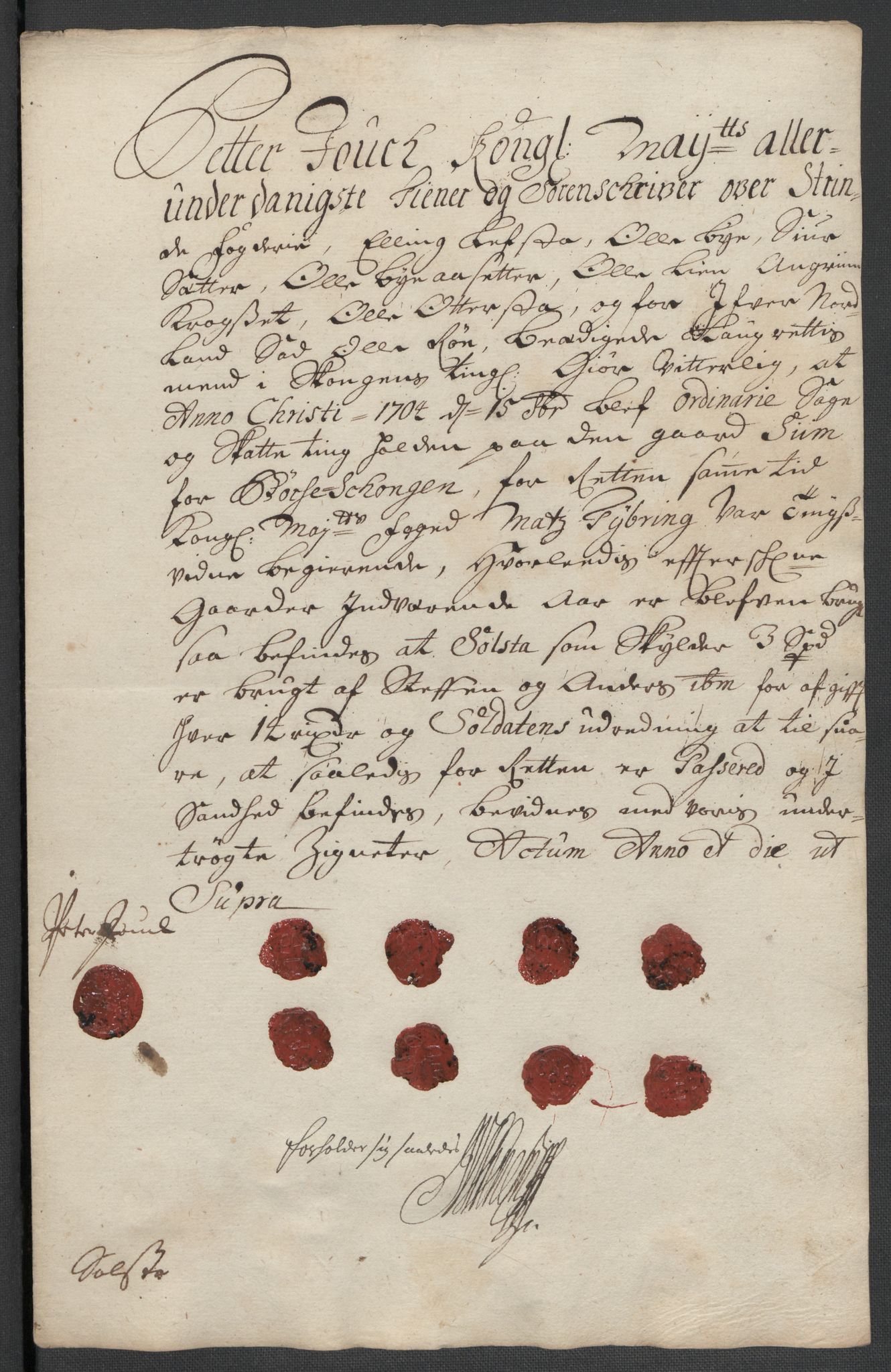 Rentekammeret inntil 1814, Reviderte regnskaper, Fogderegnskap, RA/EA-4092/R61/L4109: Fogderegnskap Strinda og Selbu, 1704-1706, s. 207