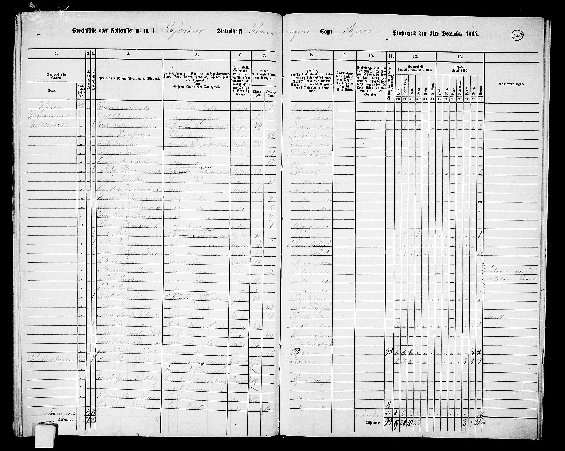 RA, Folketelling 1865 for 1941P Skjervøy prestegjeld, 1865, s. 193