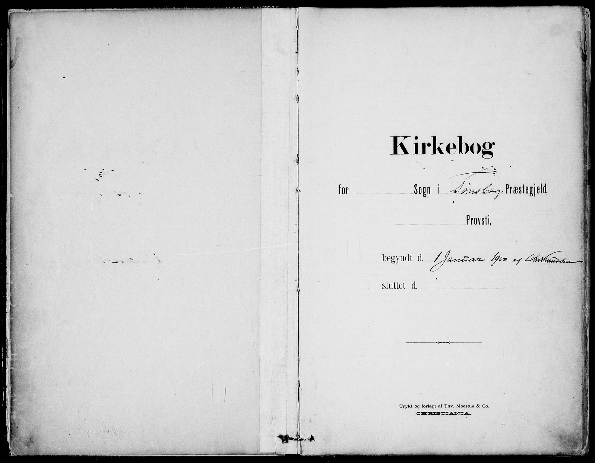 Tønsberg kirkebøker, SAKO/A-330/F/Fa/L0013: Ministerialbok nr. I 13, 1900-1913