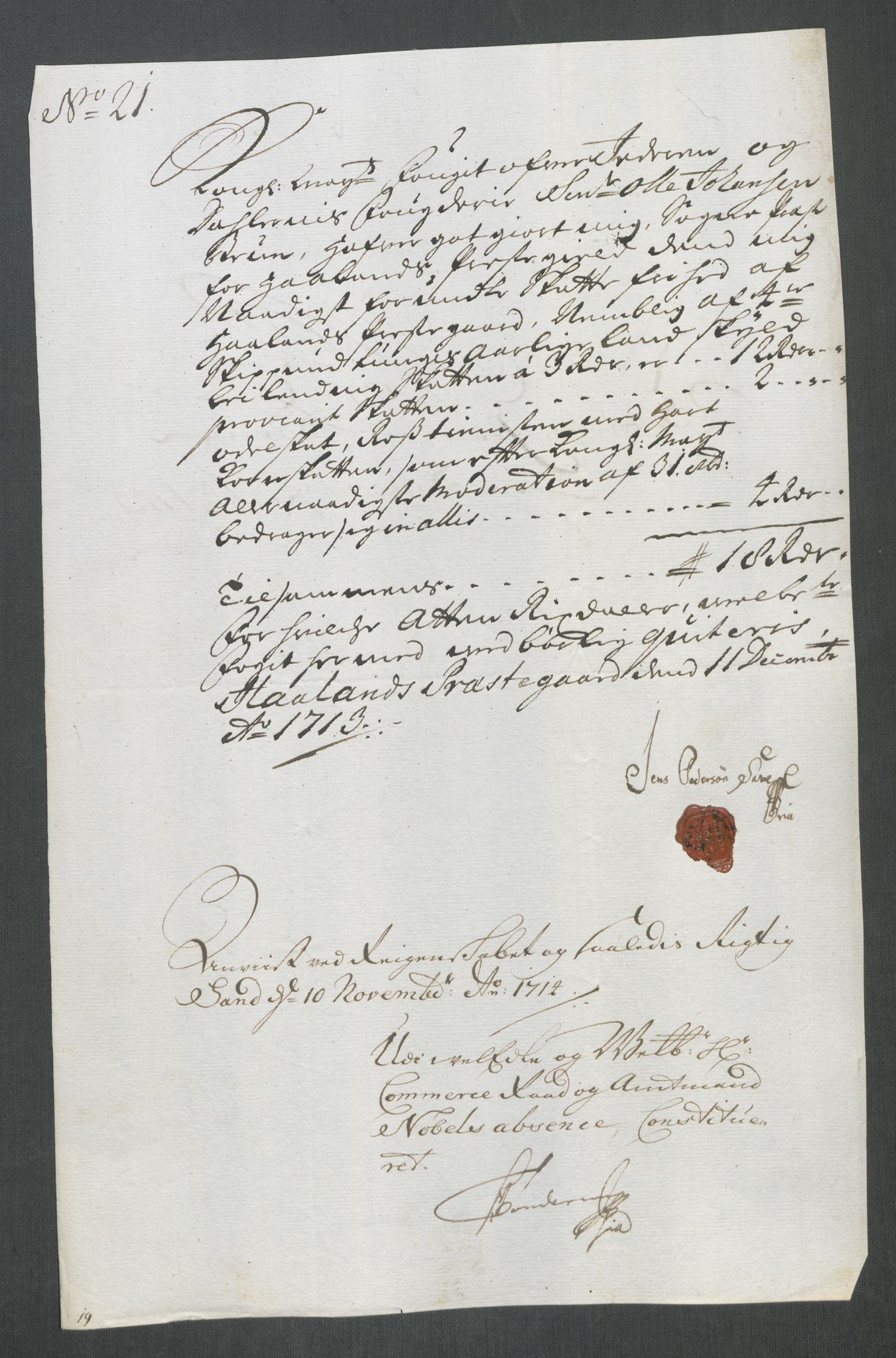Rentekammeret inntil 1814, Reviderte regnskaper, Fogderegnskap, RA/EA-4092/R46/L2738: Fogderegnskap Jæren og Dalane, 1713-1714, s. 85