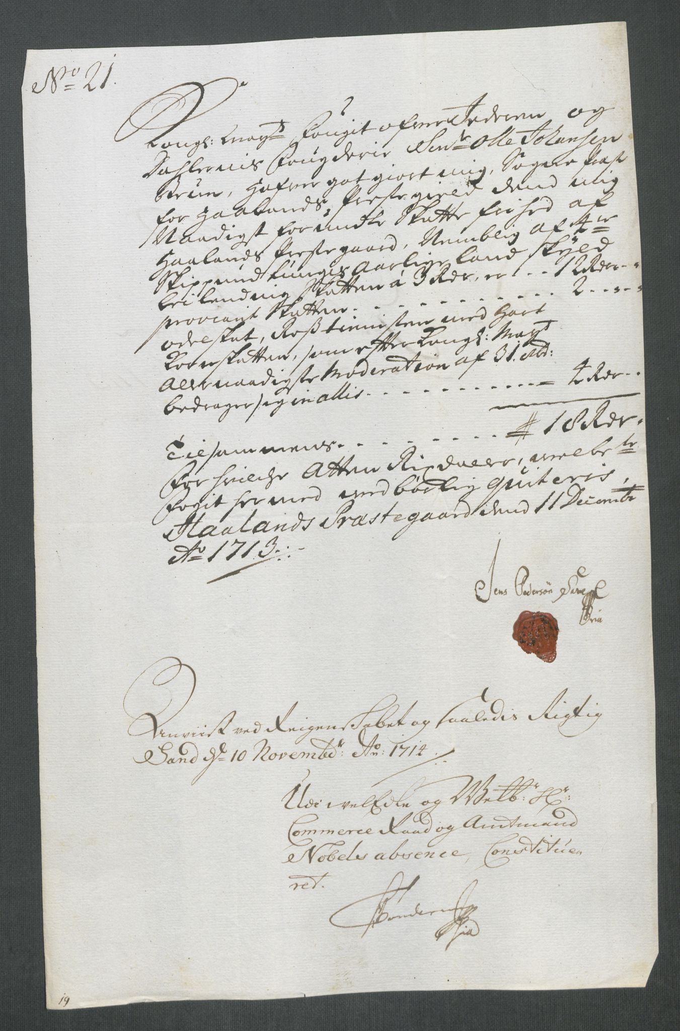 Rentekammeret inntil 1814, Reviderte regnskaper, Fogderegnskap, AV/RA-EA-4092/R46/L2738: Fogderegnskap Jæren og Dalane, 1713-1714, s. 85