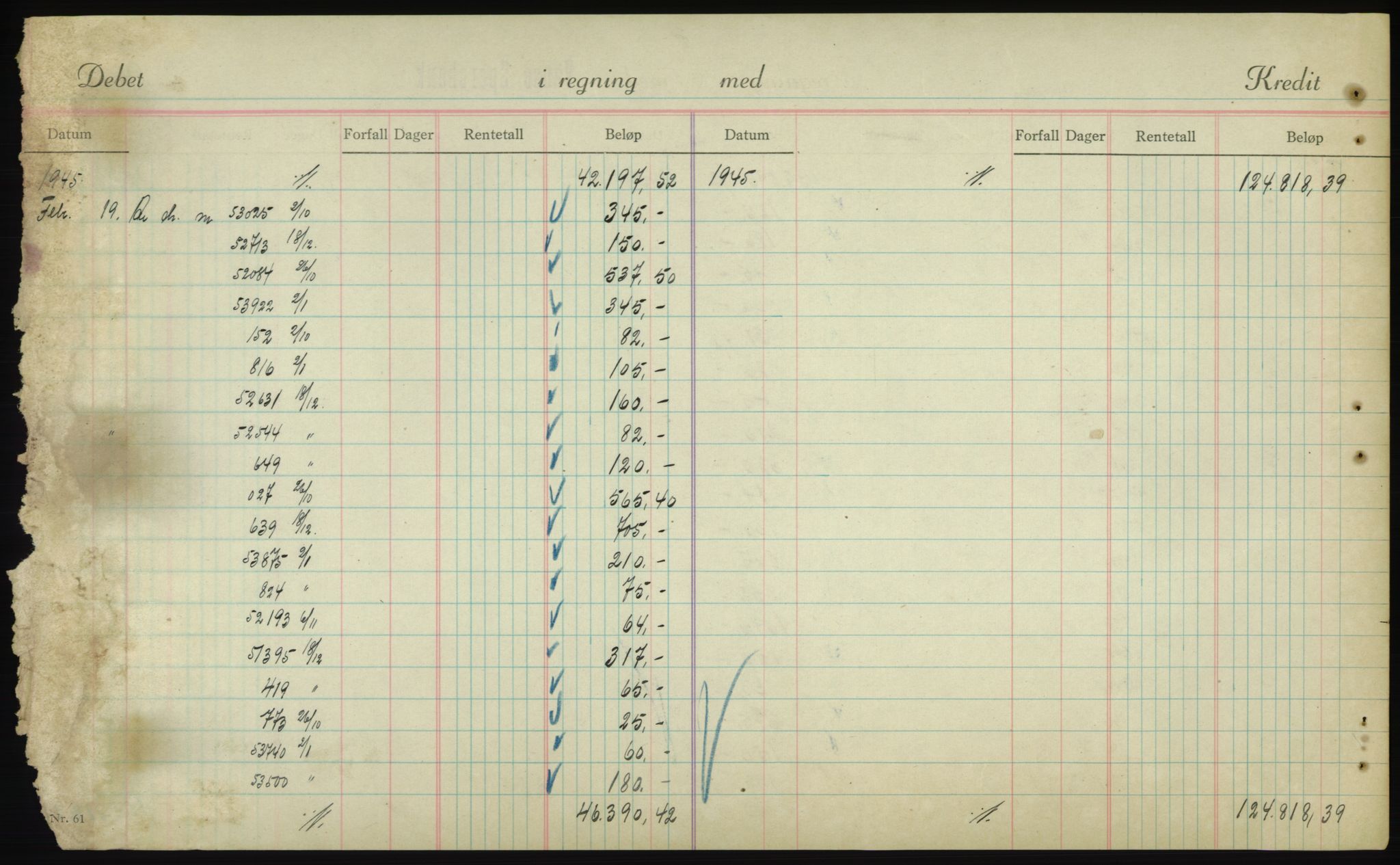 Forsvarsdepartementet, 10. kontor / Oppgjørskontoret, AV/RA-RAFA-1225/D/Db/L0180: Lista oppgjørskontor, 1942-1952, s. 1904