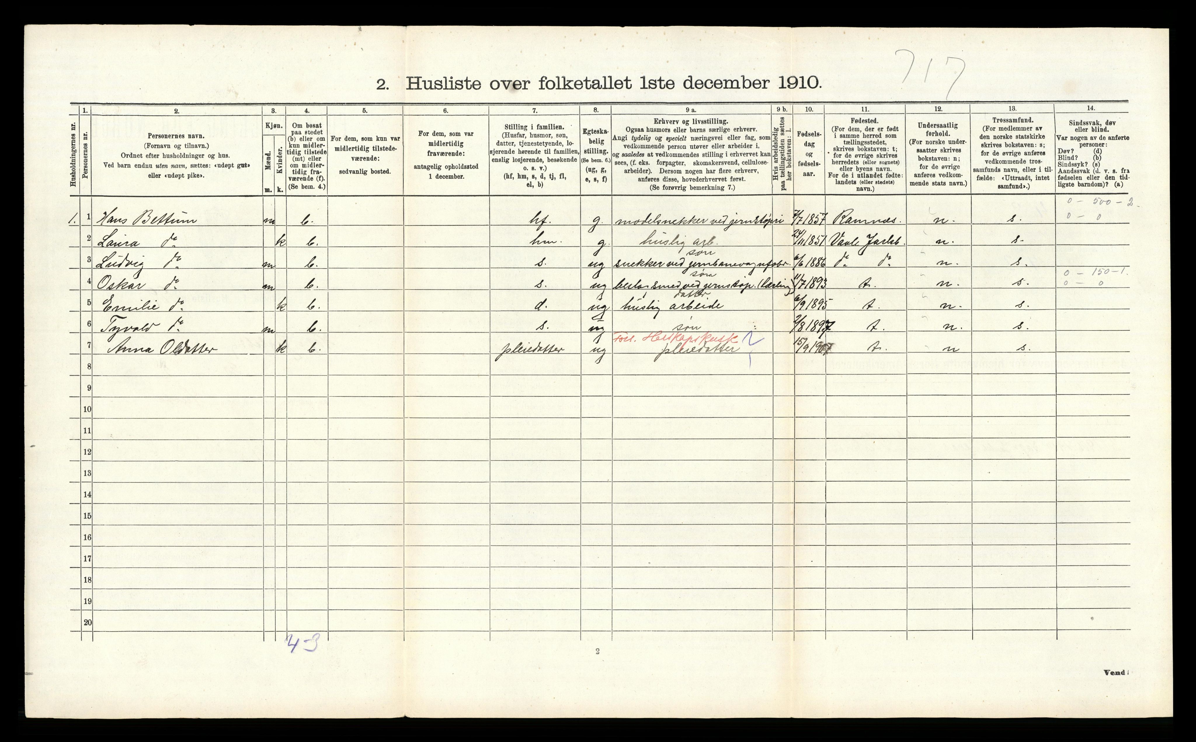 RA, Folketelling 1910 for 0714 Hof herred, 1910, s. 229