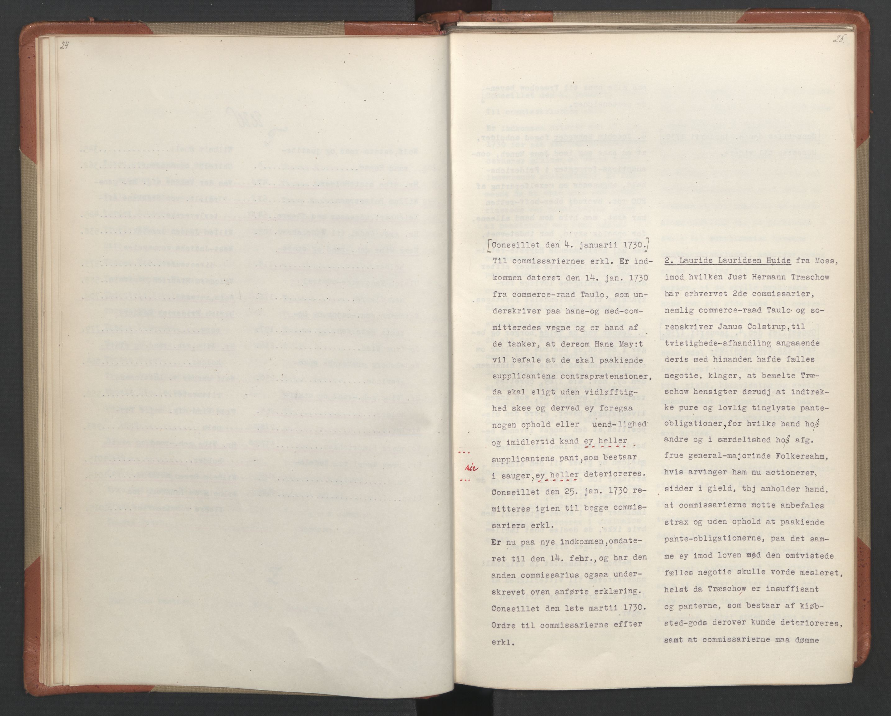 Avskriftsamlingen, RA/EA-4022/F/Fa/L0093: Supplikker, 1730, s. 16