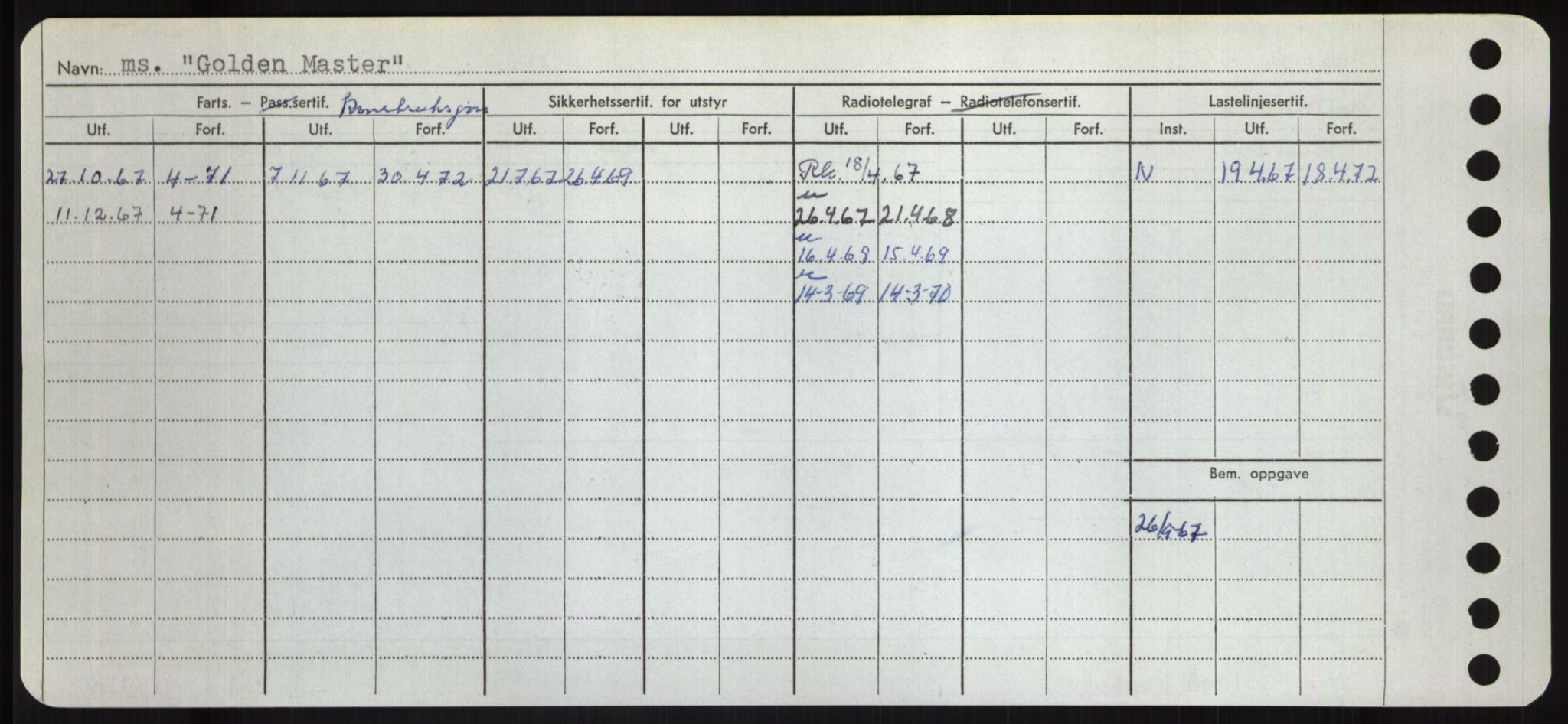 Sjøfartsdirektoratet med forløpere, Skipsmålingen, RA/S-1627/H/Hd/L0013: Fartøy, Gne-Gås, s. 40