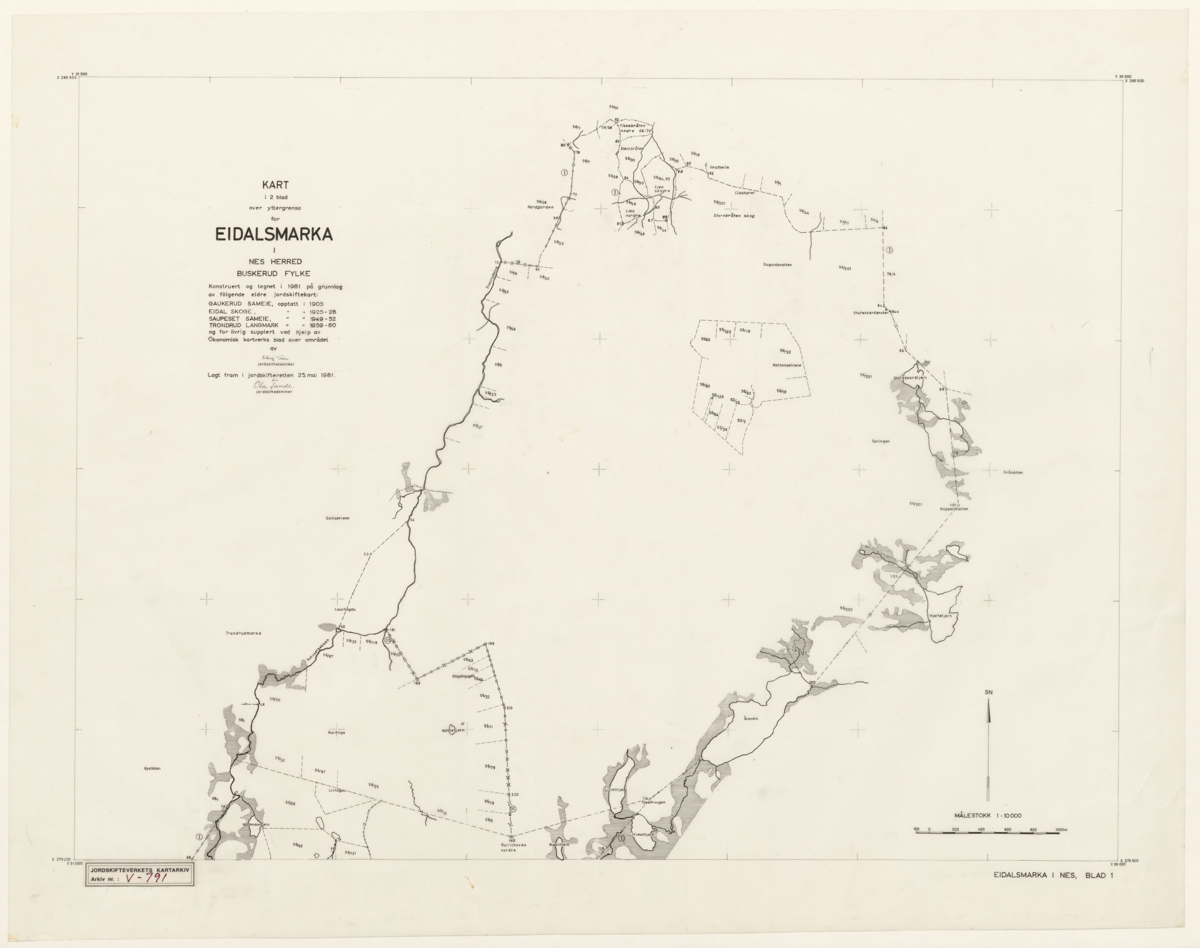 Jordskifteverkets kartarkiv, RA/S-3929/T, 1859-1988, s. 1101