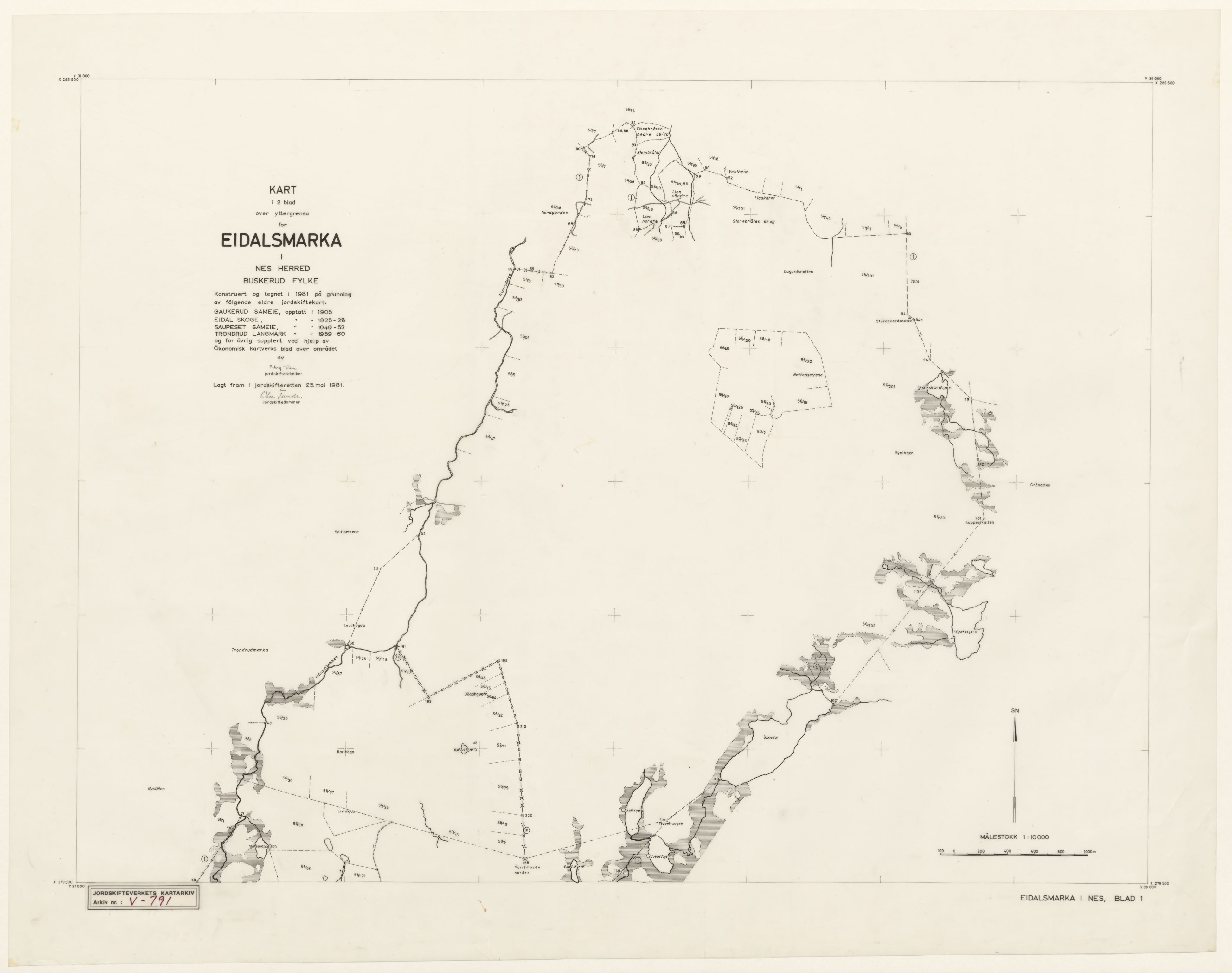 Jordskifteverkets kartarkiv, AV/RA-S-3929/T, 1859-1988, s. 1101