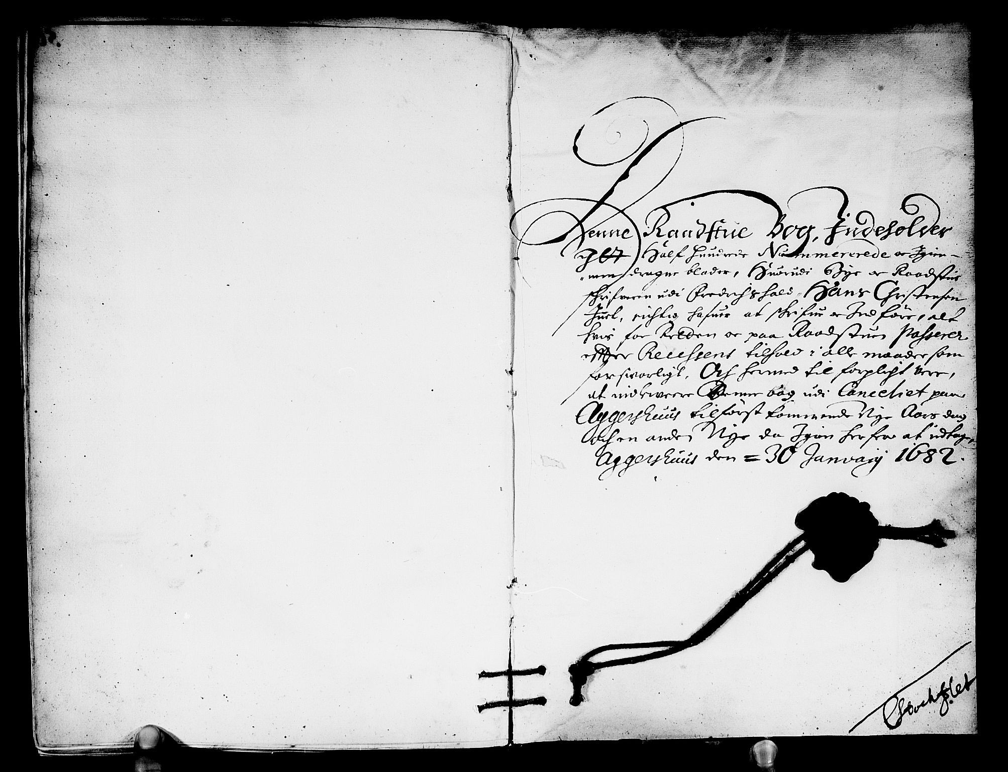 Fredrikshald rådstuerett, SAO/A-11129/A/L0001: Rådstuprotokoll, 1682