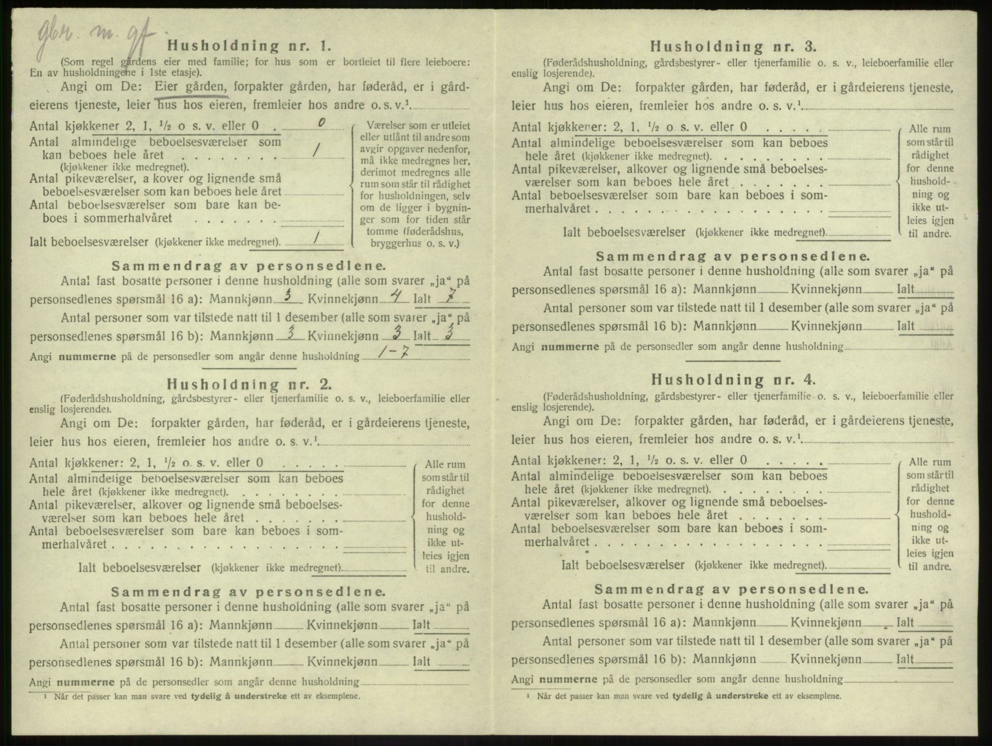 SAB, Folketelling 1920 for 1431 Jølster herred, 1920, s. 841
