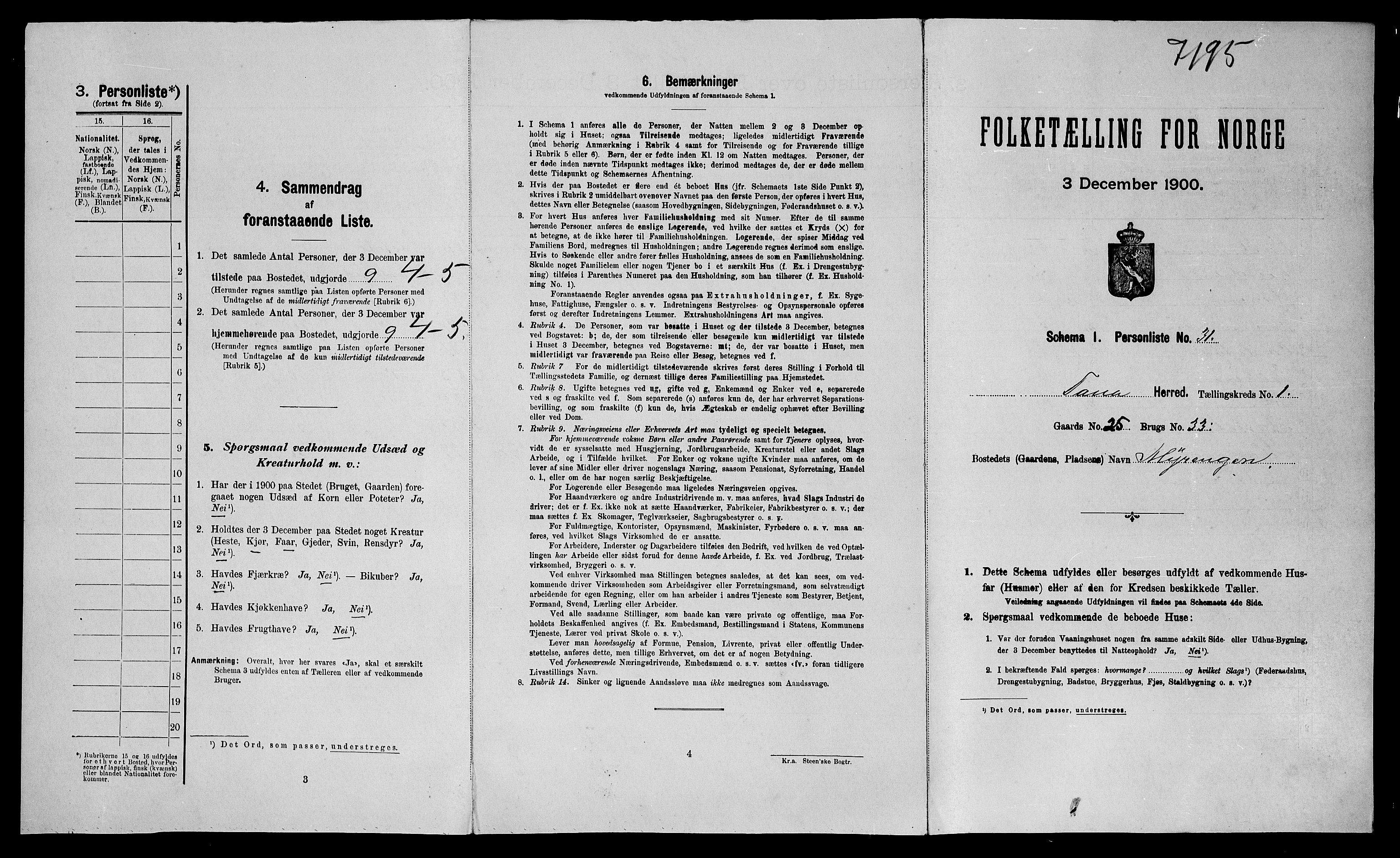 SATØ, Folketelling 1900 for 2025 Tana herred, 1900, s. 82