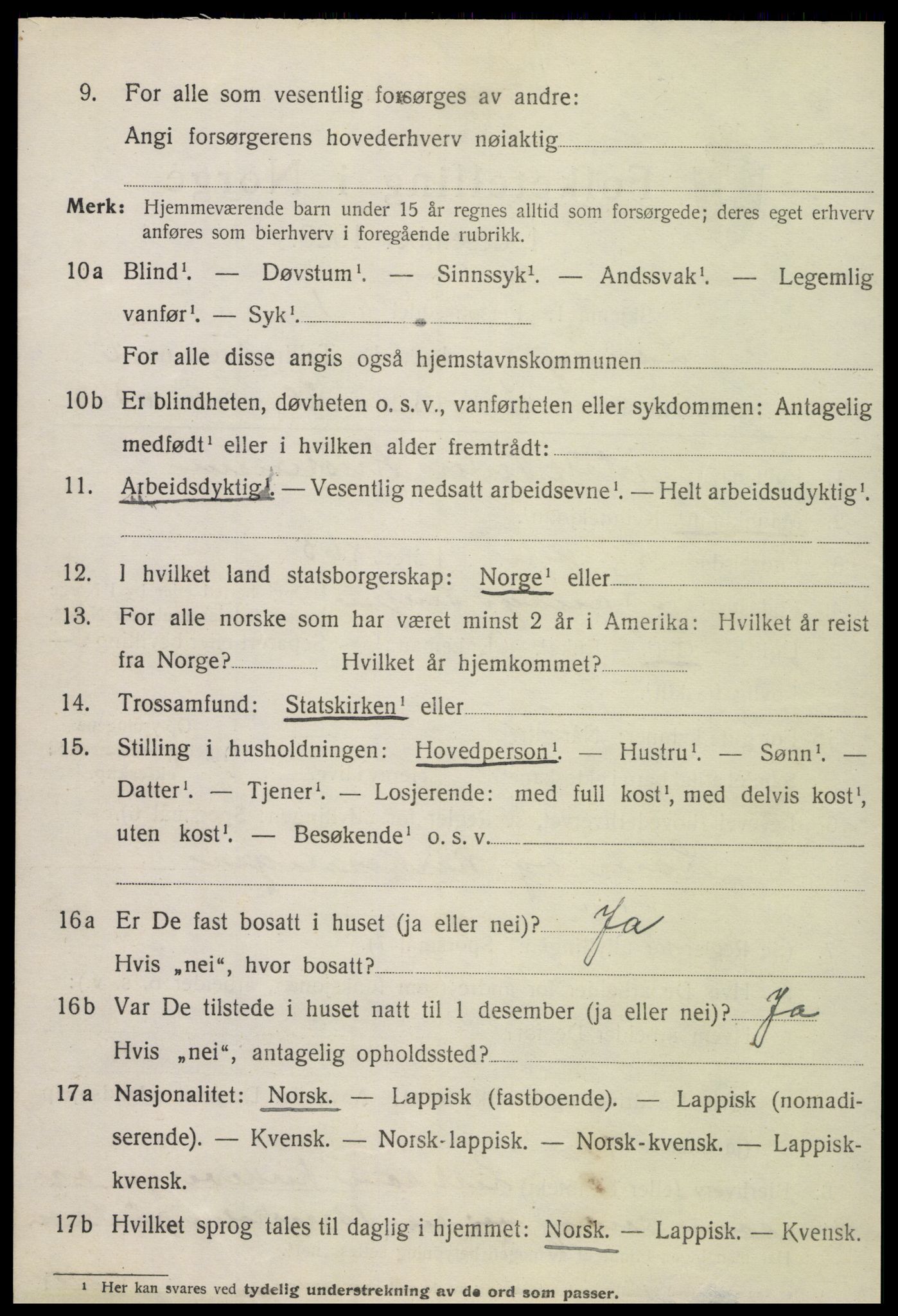 SAT, Folketelling 1920 for 1834 Lurøy herred, 1920, s. 3074