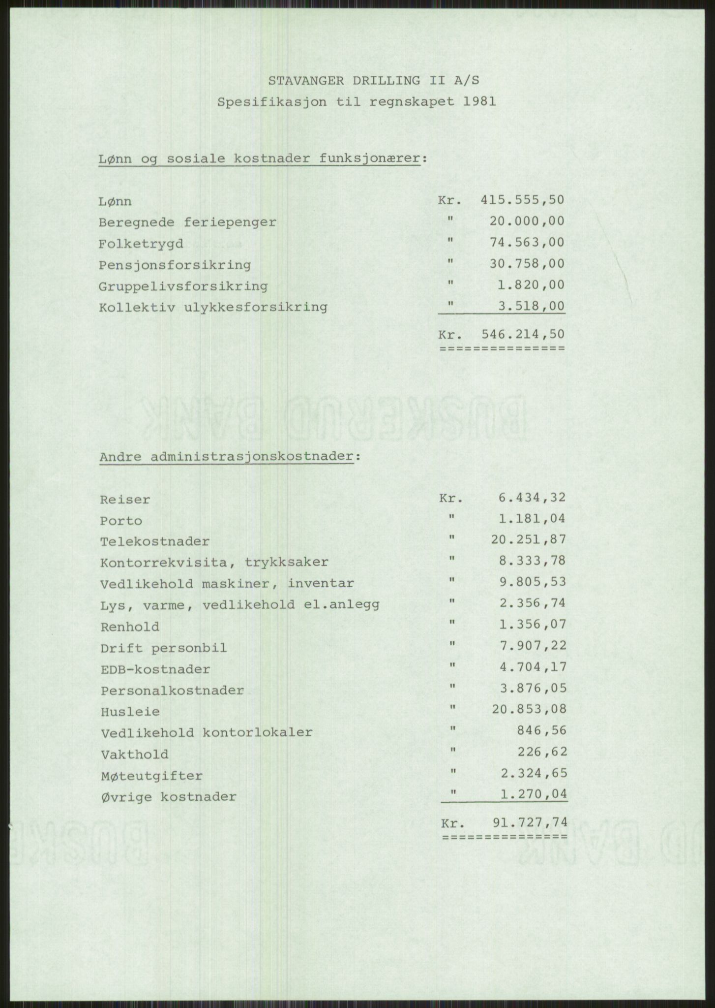 Pa 1503 - Stavanger Drilling AS, SAST/A-101906/A/Ac/L0002: Årsberetninger, 1979-1982, s. 327