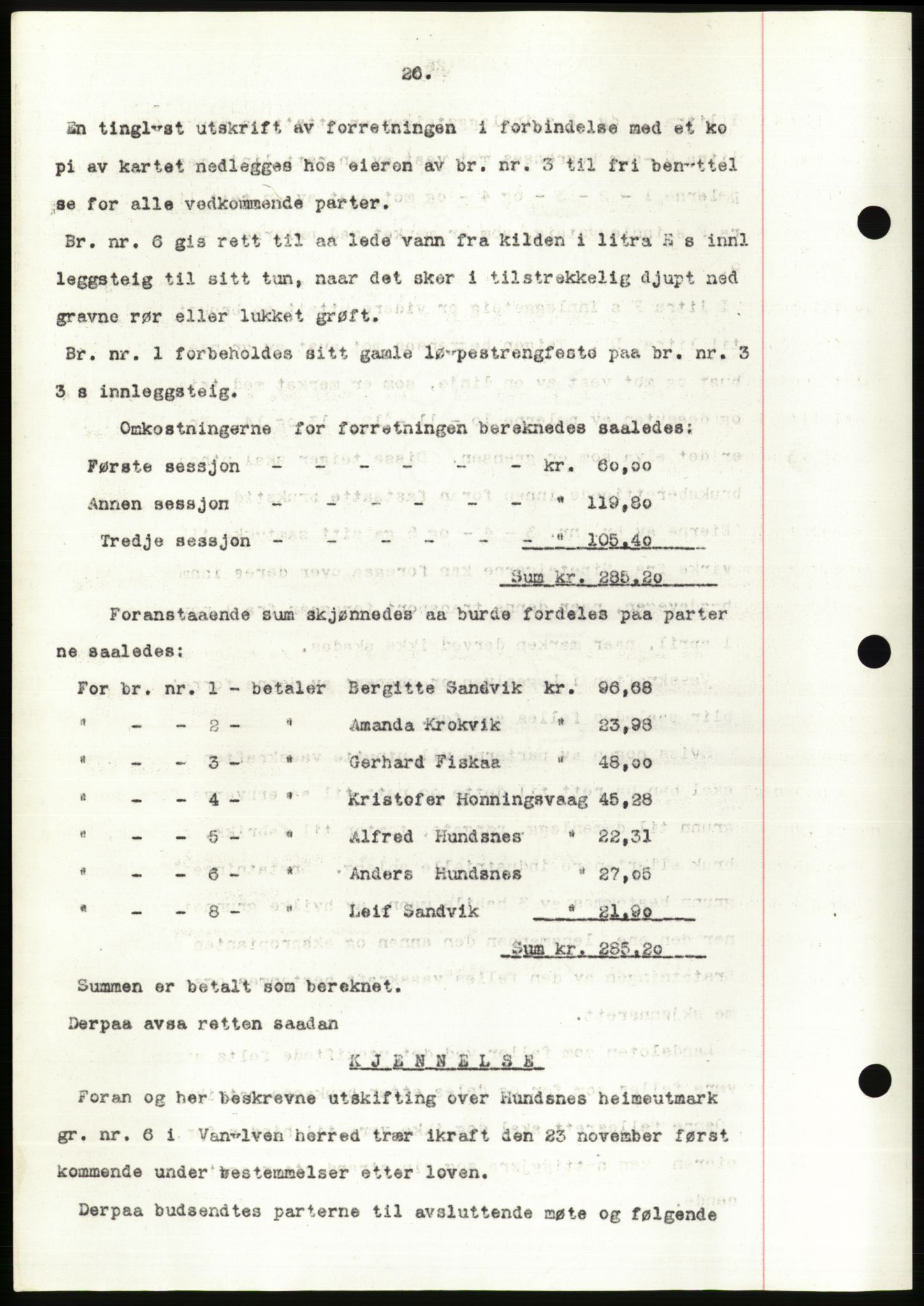 Søre Sunnmøre sorenskriveri, AV/SAT-A-4122/1/2/2C/L0076: Pantebok nr. 2A, 1943-1944, Dagboknr: 42/1944