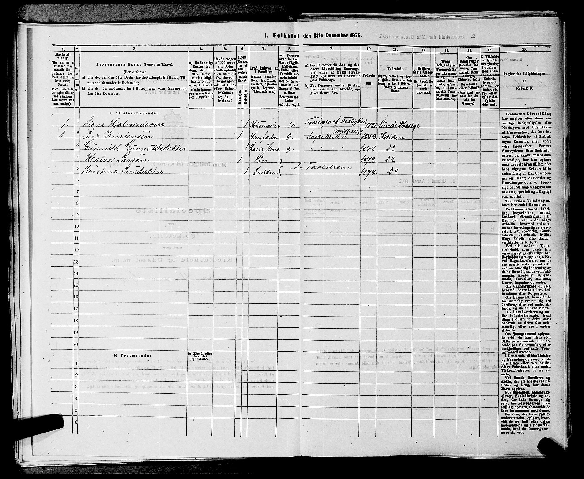 SAKO, Folketelling 1875 for 0819P Holla prestegjeld, 1875, s. 67