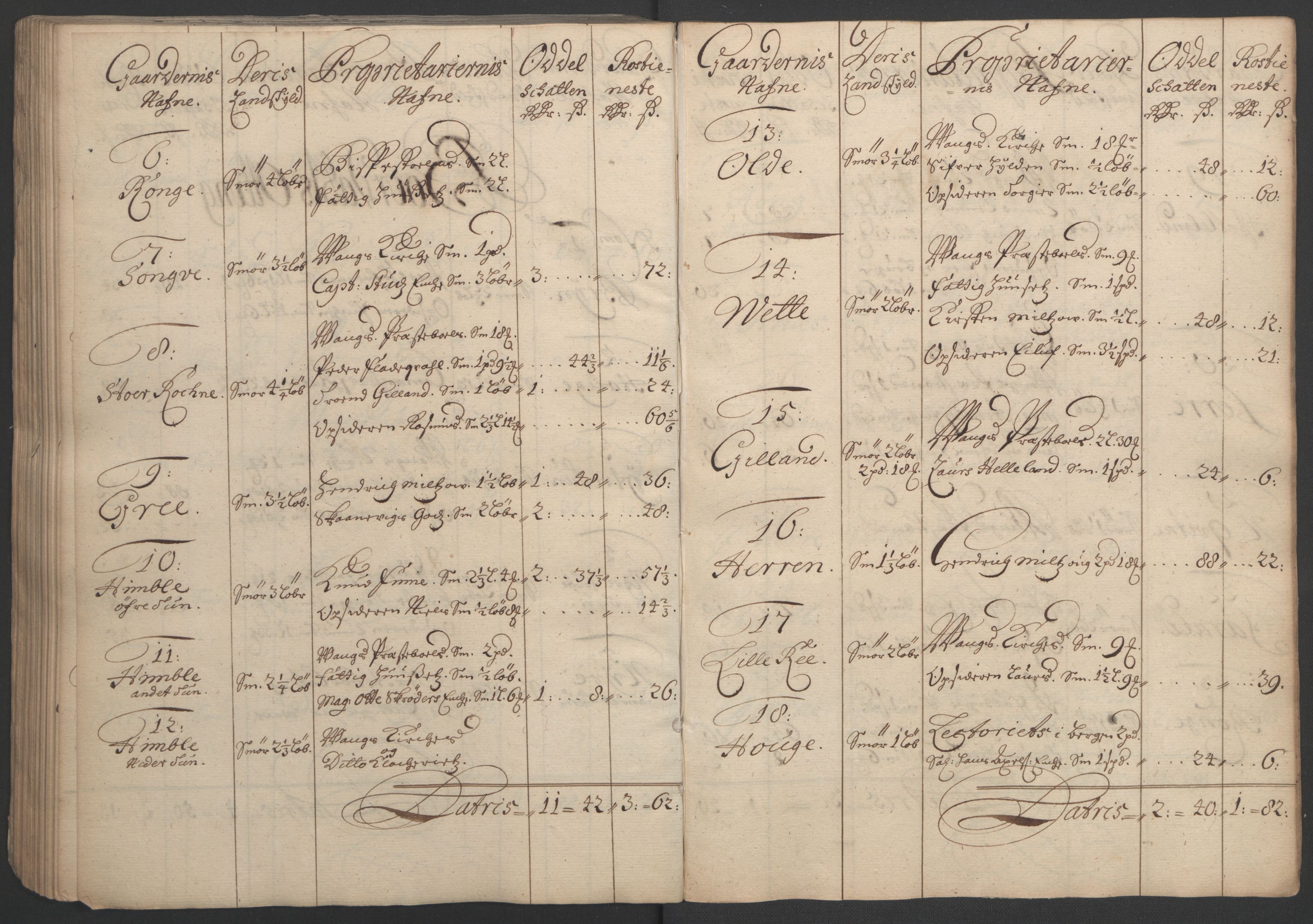 Rentekammeret inntil 1814, Reviderte regnskaper, Fogderegnskap, AV/RA-EA-4092/R51/L3183: Fogderegnskap Nordhordland og Voss, 1695-1697, s. 253