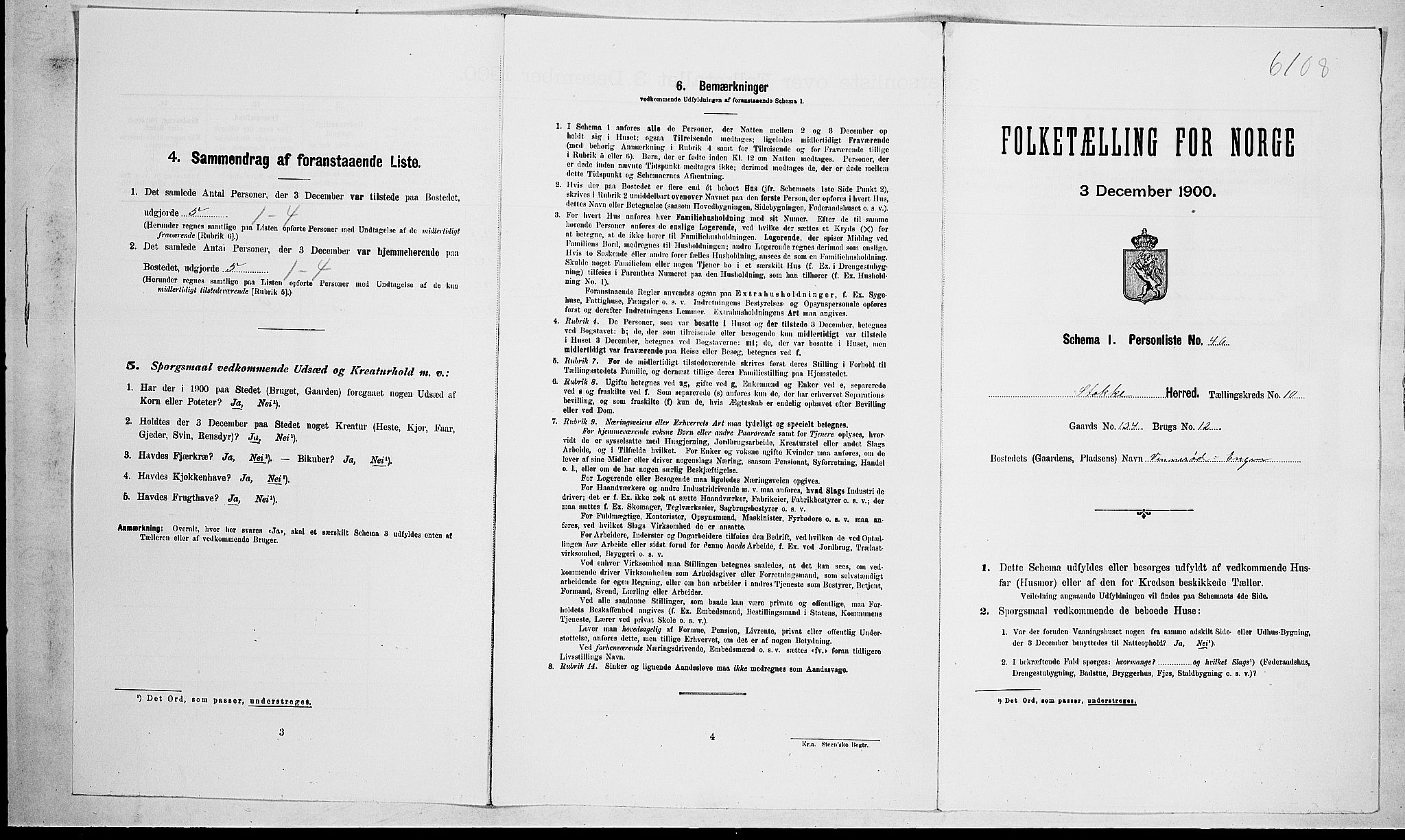 RA, Folketelling 1900 for 0720 Stokke herred, 1900, s. 1685