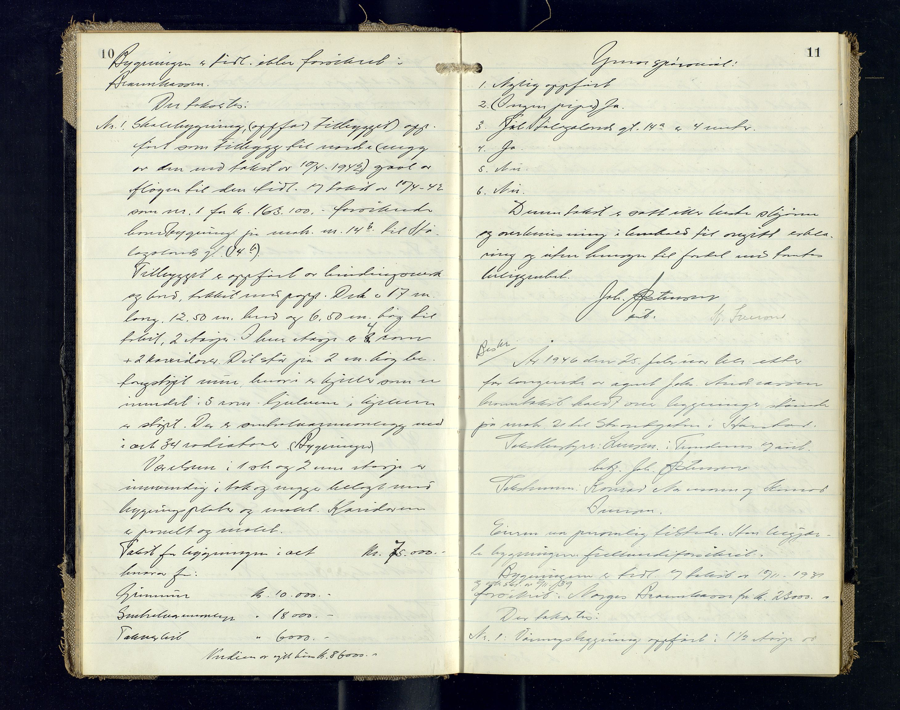 Harstad lensmannskontor, AV/SATØ-SATØ-10/F/Fr/Fra/L0625: Branntakstprotokoll, 1946-1948, s. 10-11