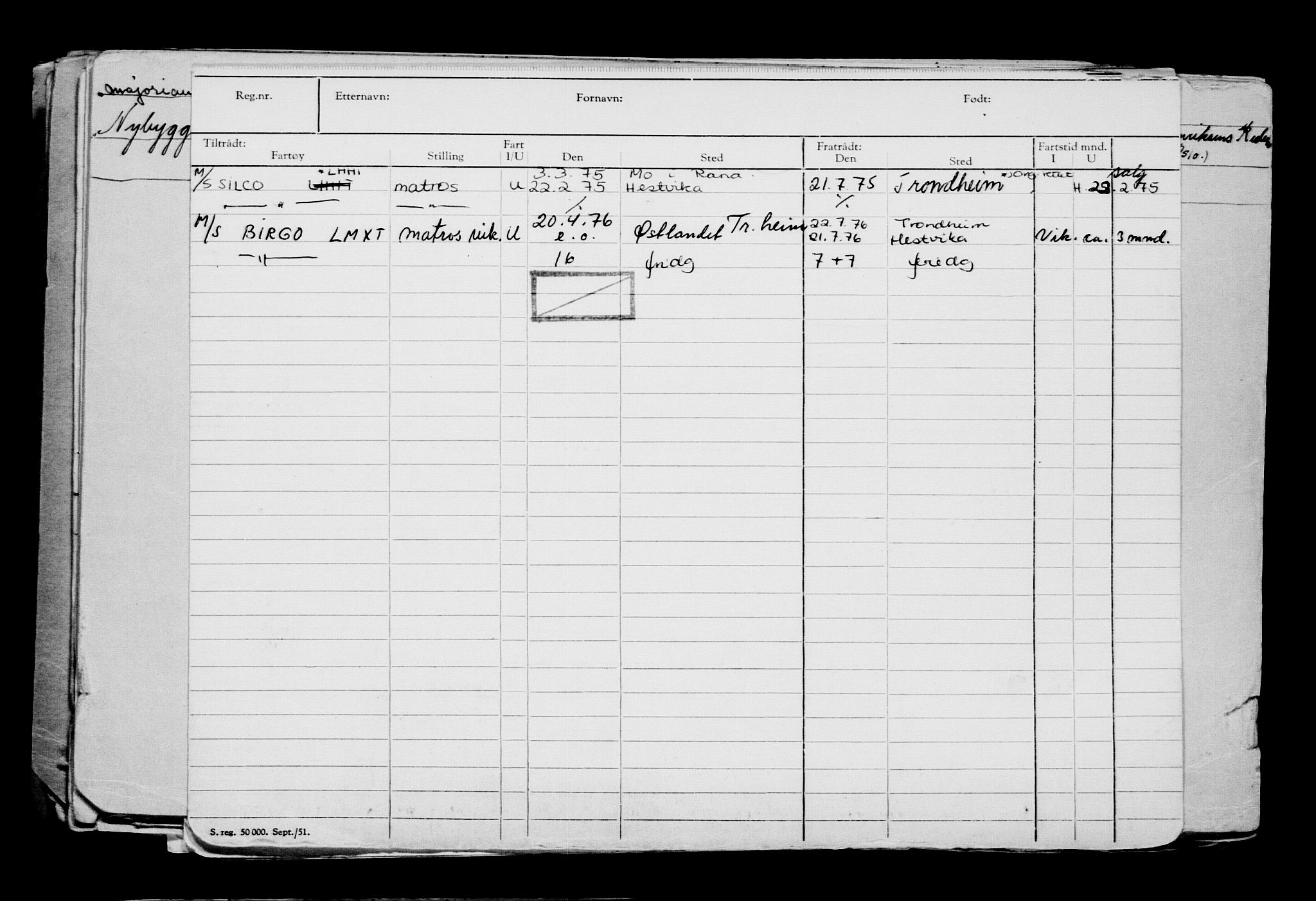 Direktoratet for sjømenn, AV/RA-S-3545/G/Gb/L0234: Hovedkort, 1924, s. 168