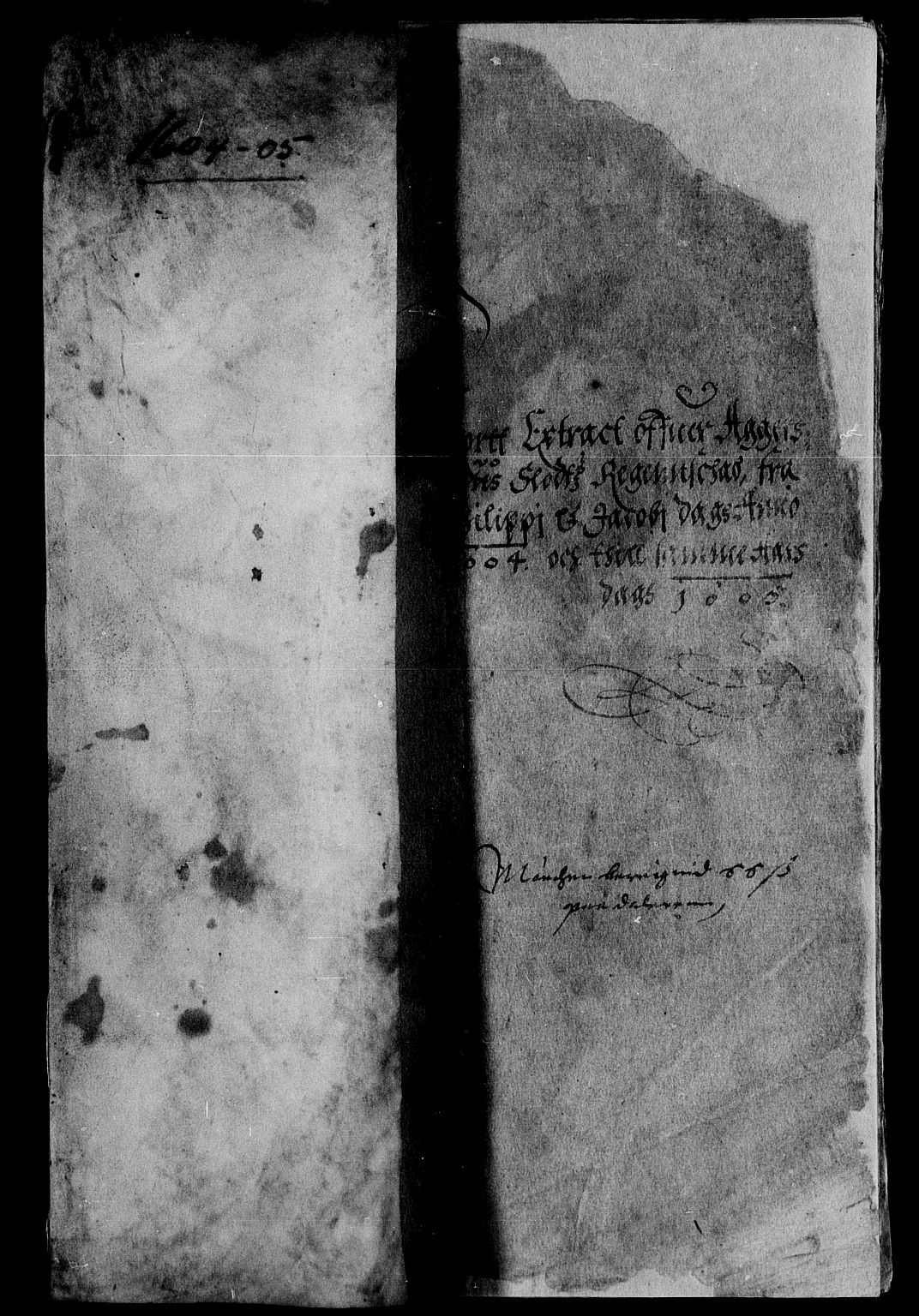 Rentekammeret inntil 1814, Reviderte regnskaper, Lensregnskaper, AV/RA-EA-5023/R/Rb/Rba/L0018: Akershus len, 1603-1605