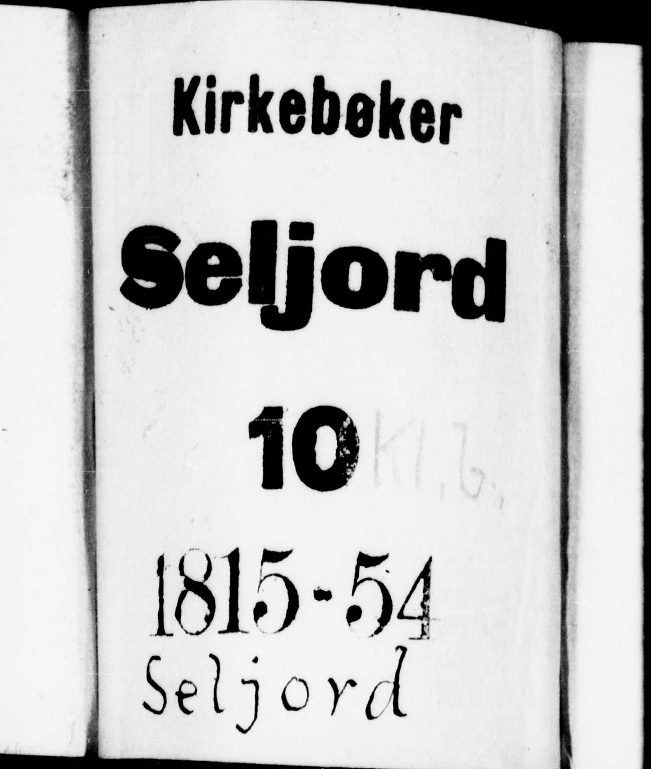 Seljord kirkebøker, SAKO/A-20/G/Ga/L0001: Klokkerbok nr. I 1, 1815-1854