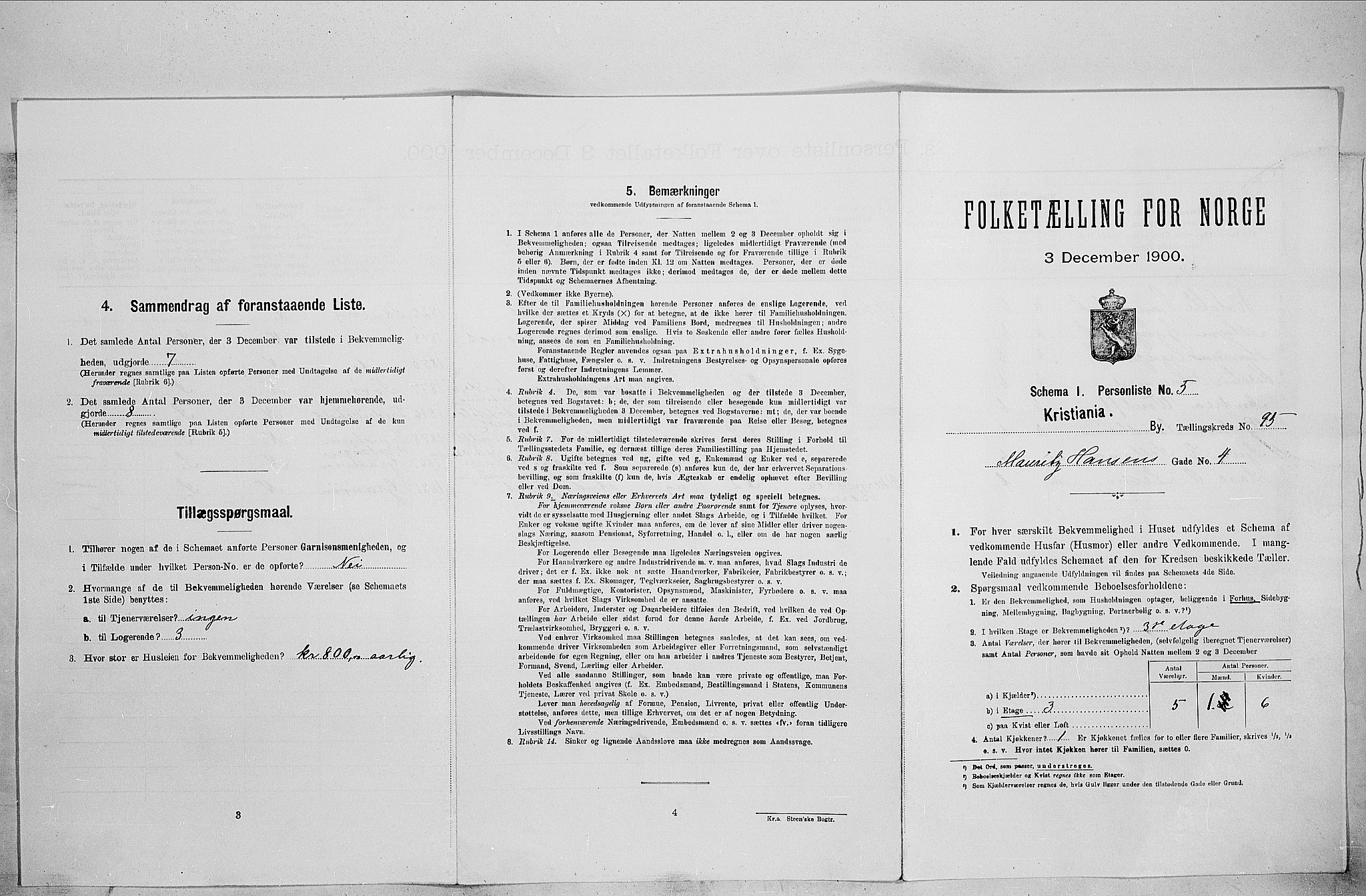 SAO, Folketelling 1900 for 0301 Kristiania kjøpstad, 1900, s. 58940