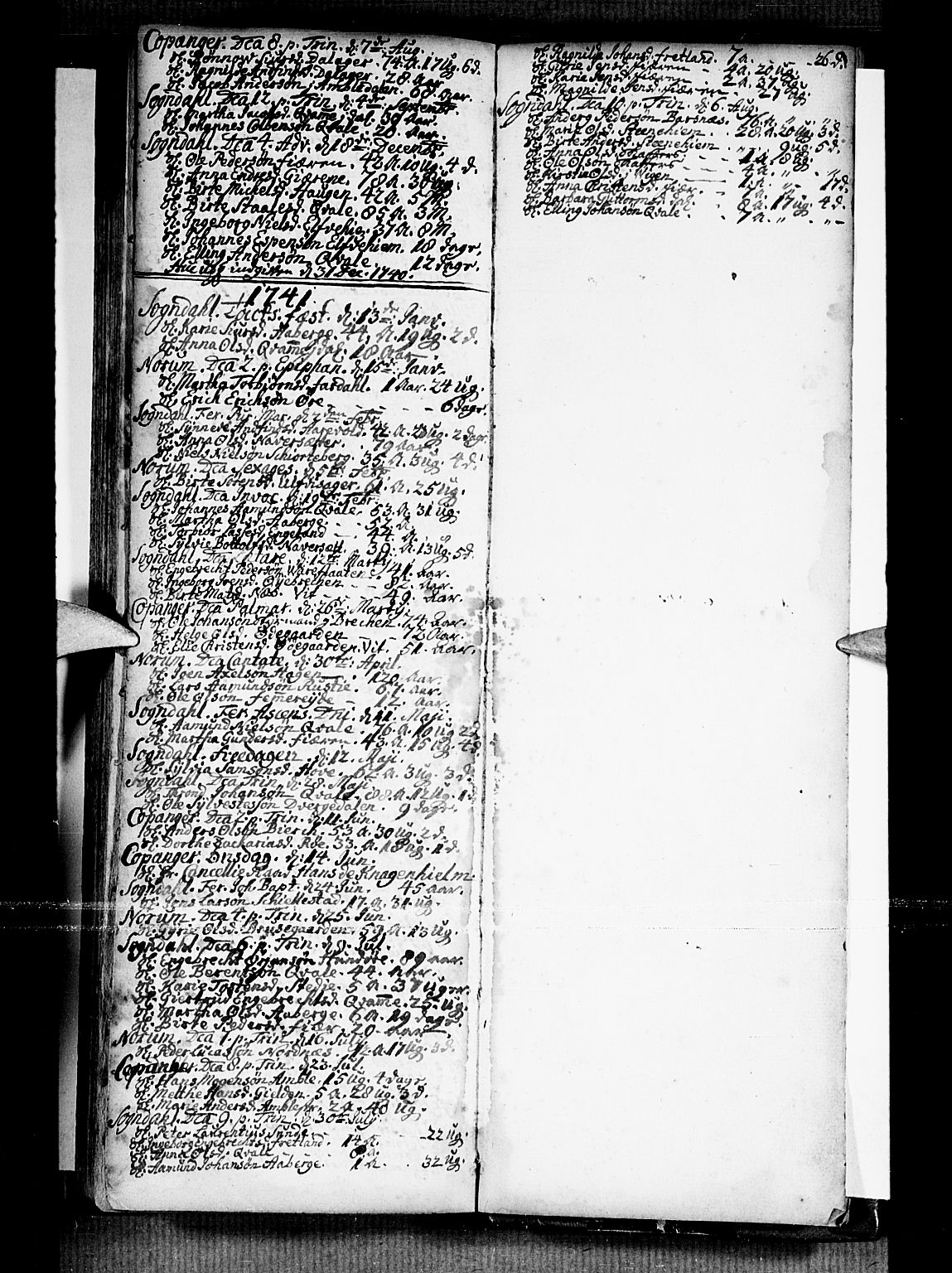 Sogndal sokneprestembete, SAB/A-81301/H/Haa/Haaa/L0002: Ministerialbok nr. A 2, 1725-1741, s. 133